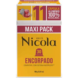 Cápsulas de Café Encorpado Int 11 Nicola