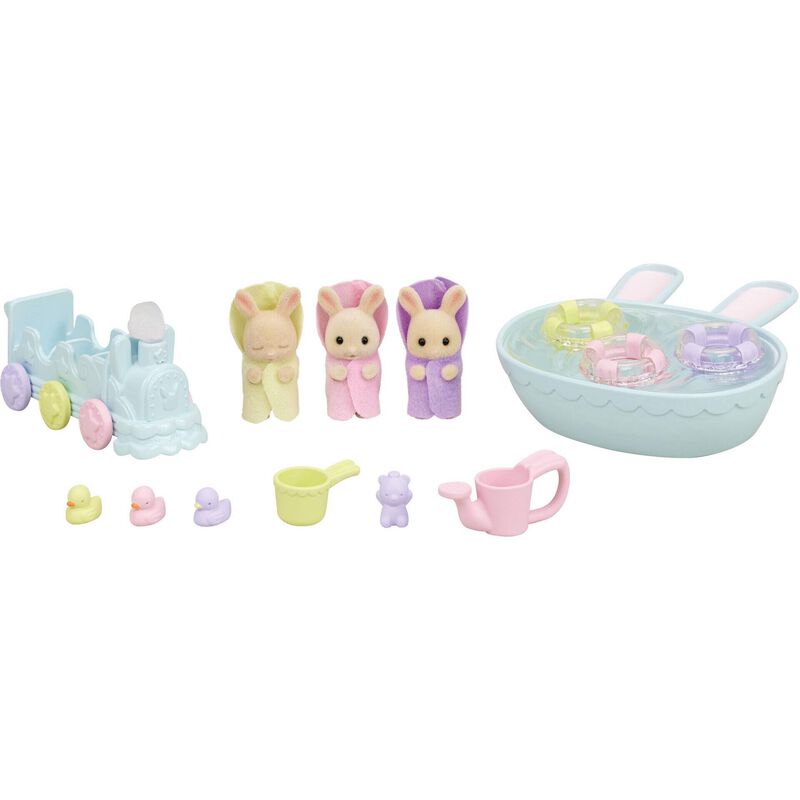 Sylvanian Families - Conjunto Hora do Banho - Trigémeos