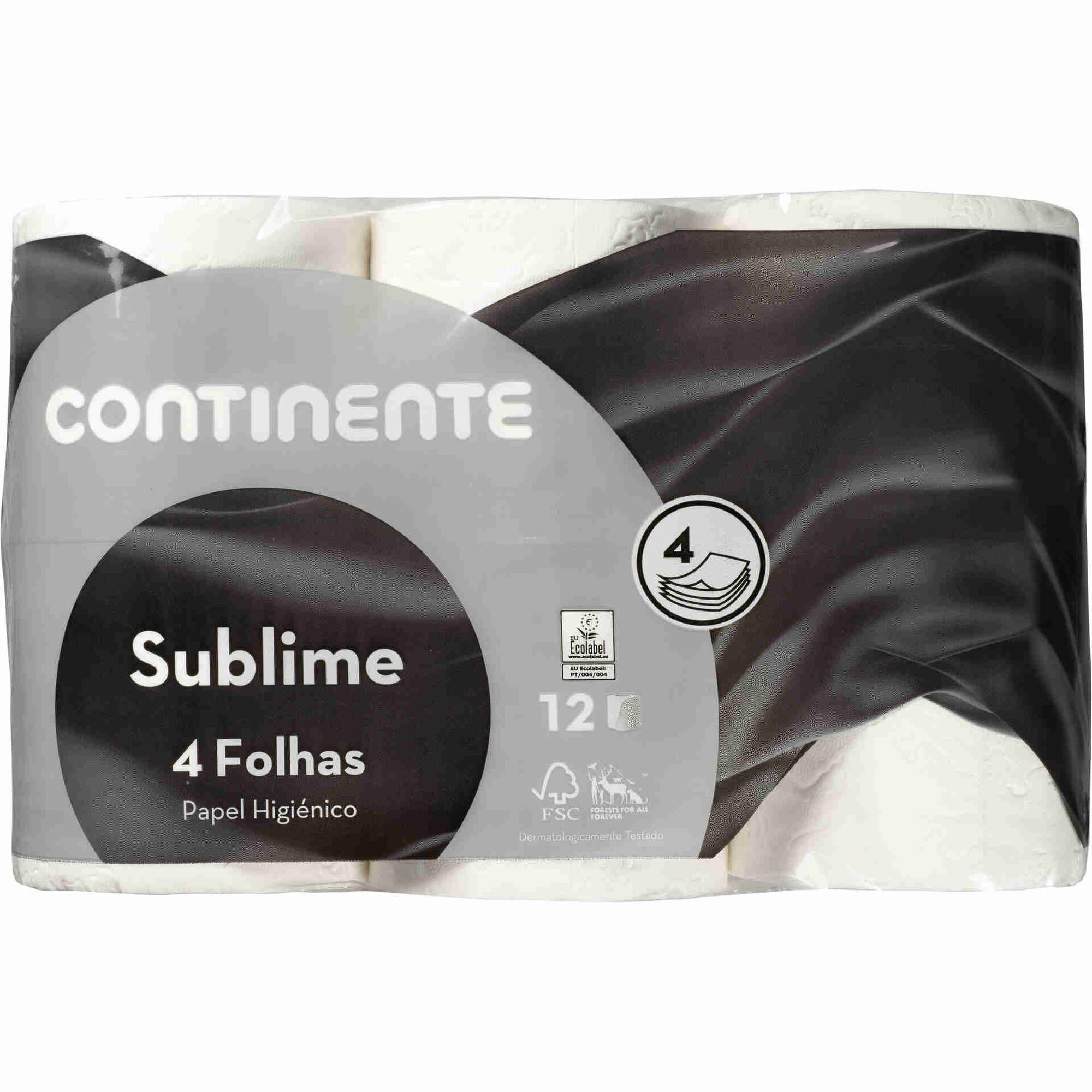 Papel Higiénico 4 Folhas Sublime