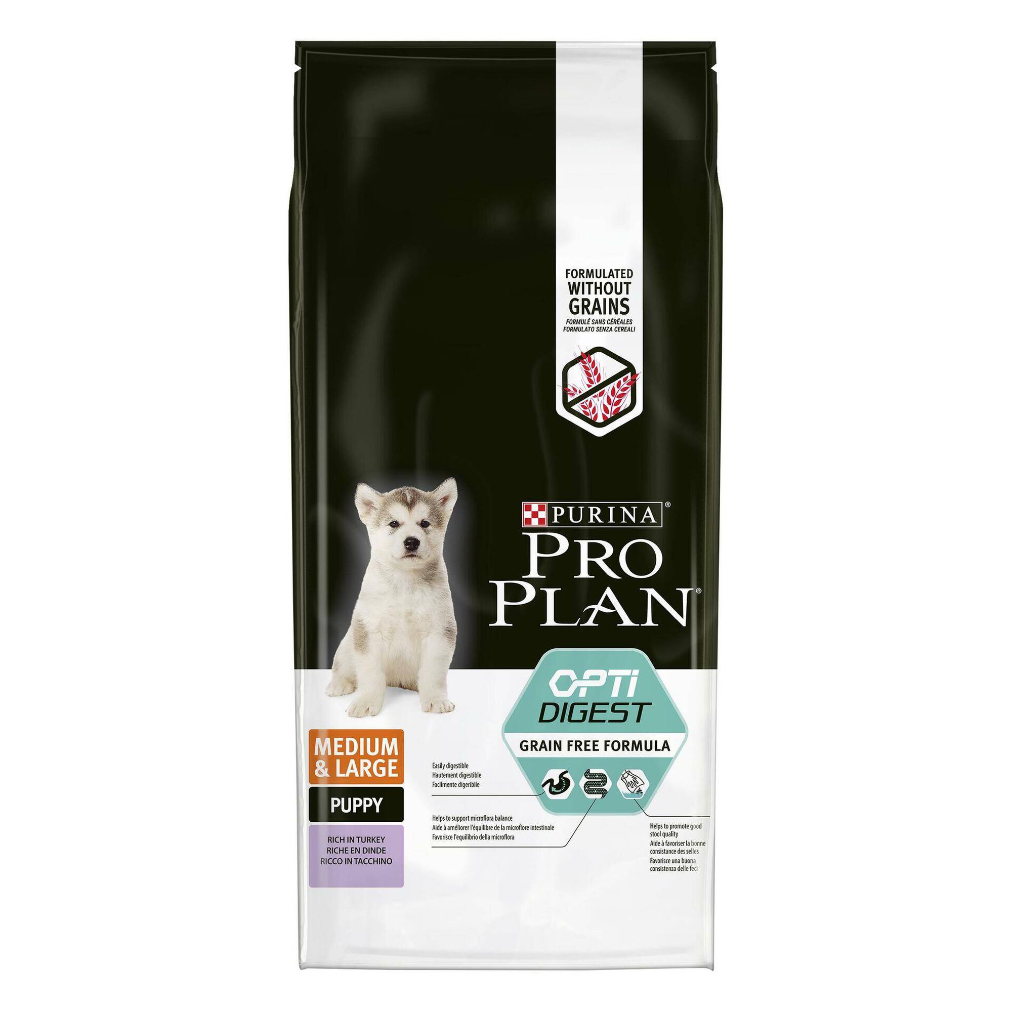 Ração para Cão Júnior Grain Free Médio e Maxi Optidigest Peru Ração para Cão Júnior Grain Free Médio e Maxi Optidigest Peru