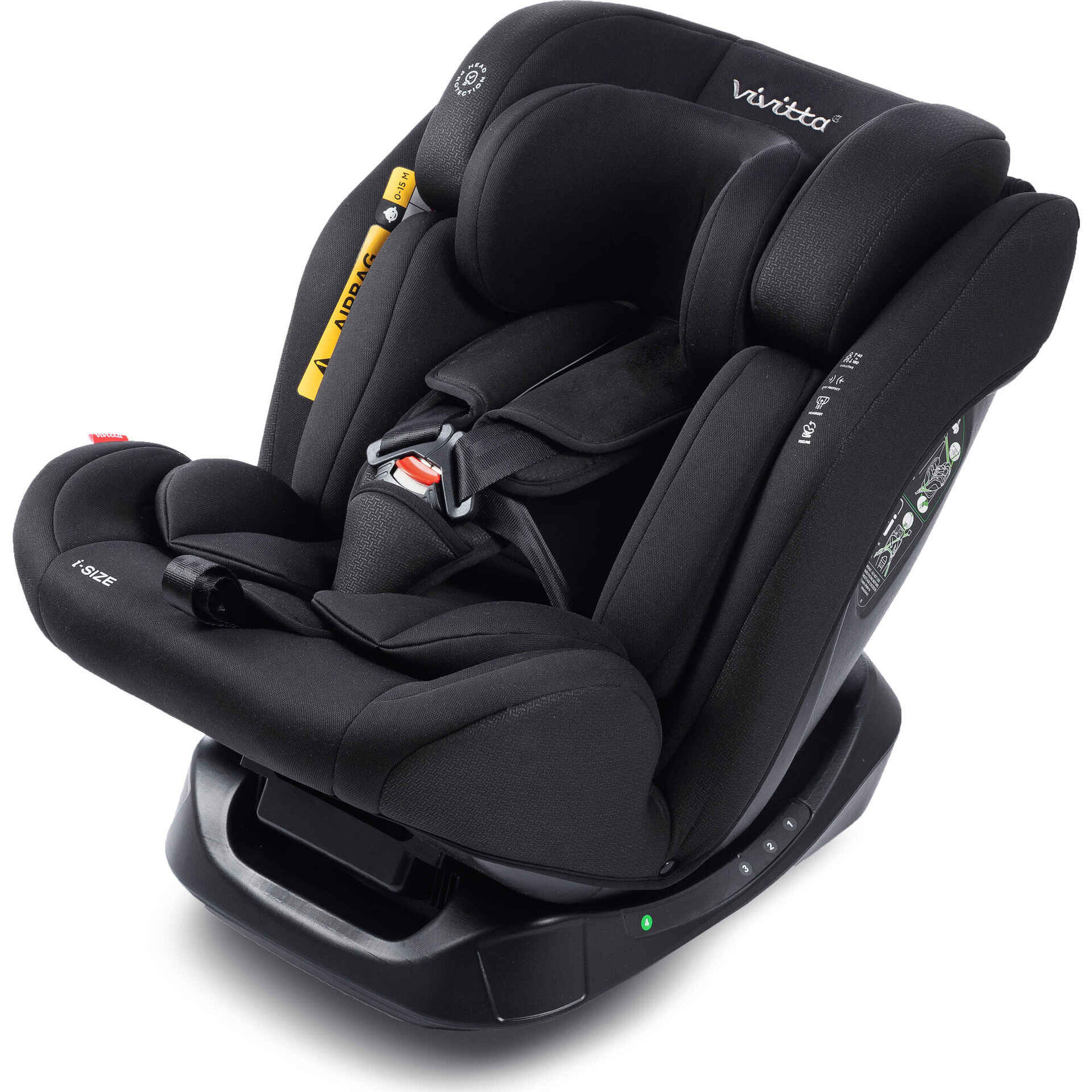 Cadeira Auto I-Size 40-150cm Preta Eder Cadeira Auto I-Size 40-150cm Preta Eder