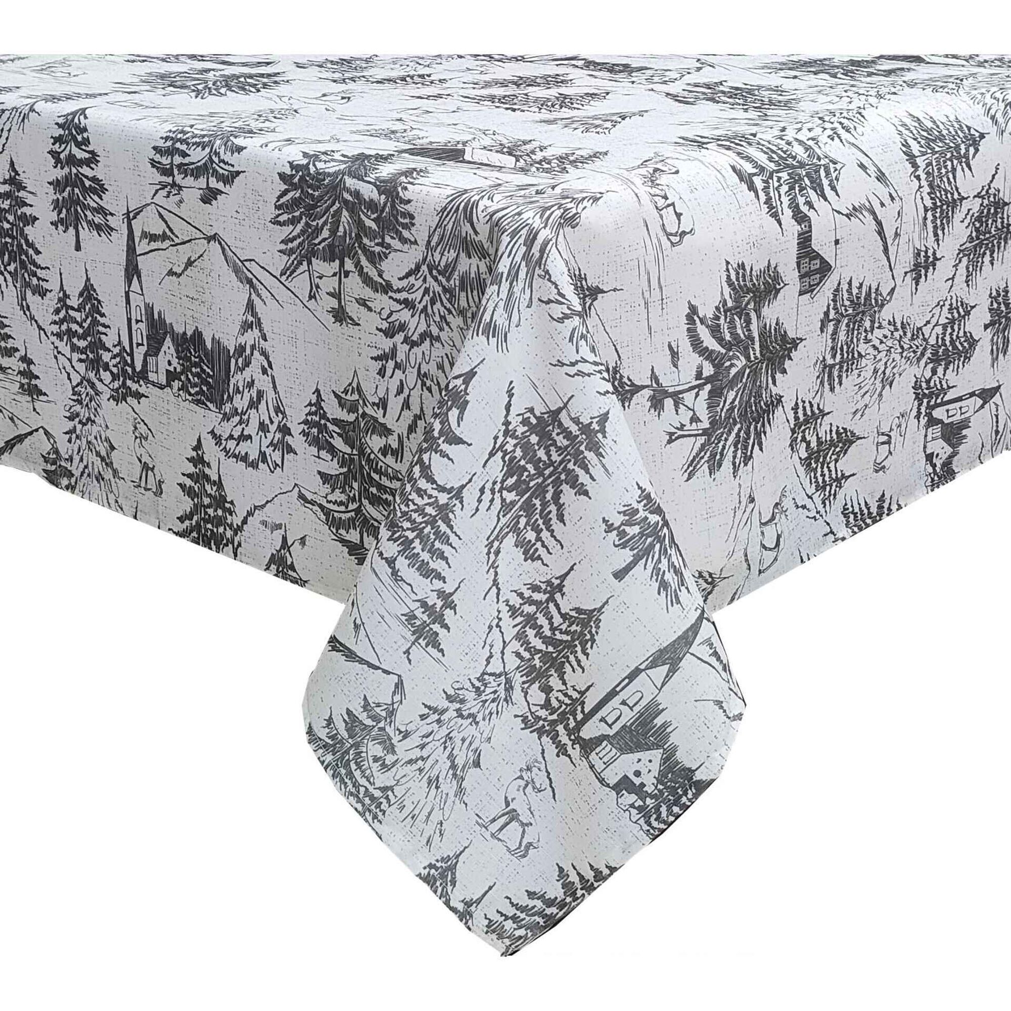 Toalha Mesa 150x350cm Pinheiros Toalha Mesa 150x350cm Pinheiros