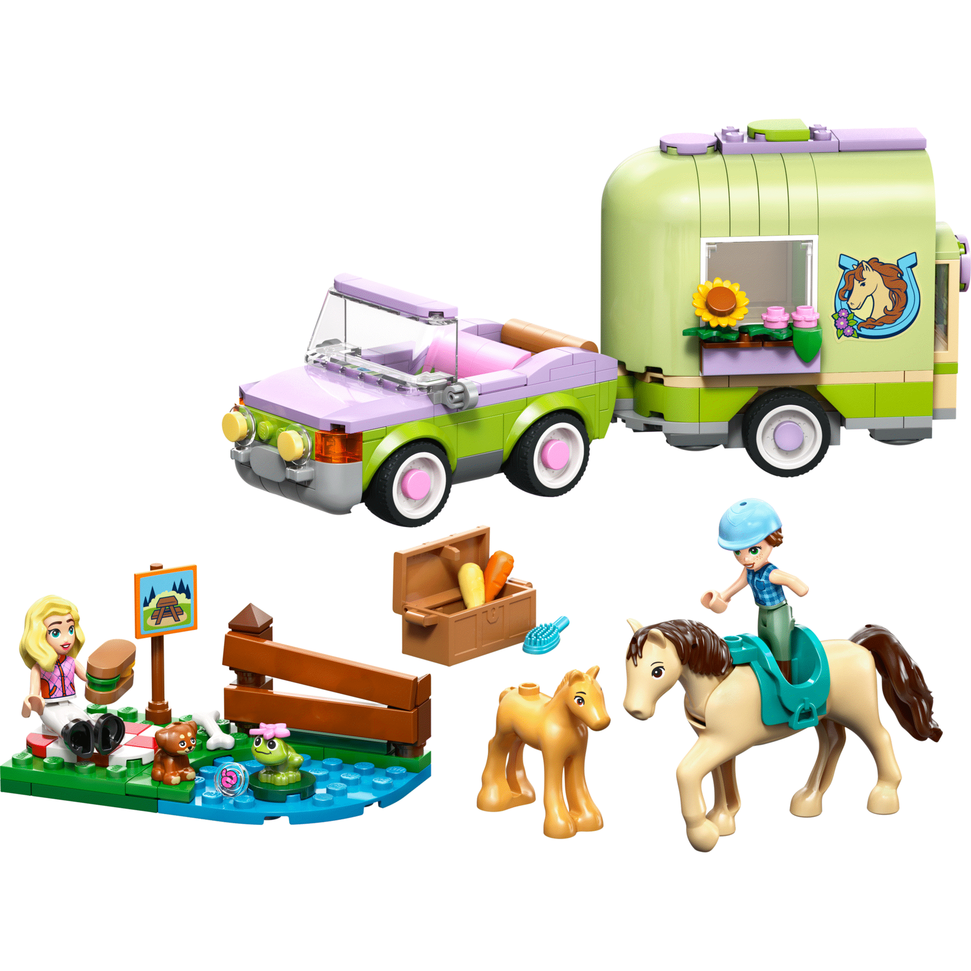 LEGO Friends - Reboque Para Cavalo e Potro - 42695