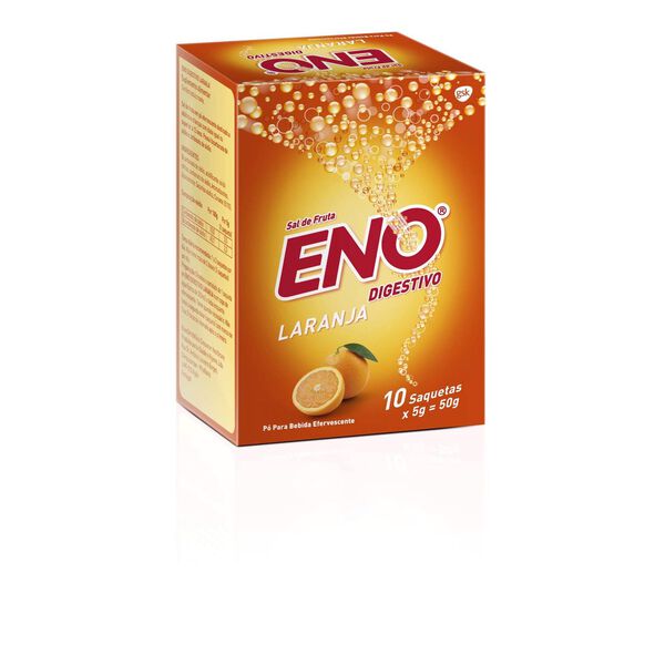 Sais em Pó Efervescente de Laranja Eno