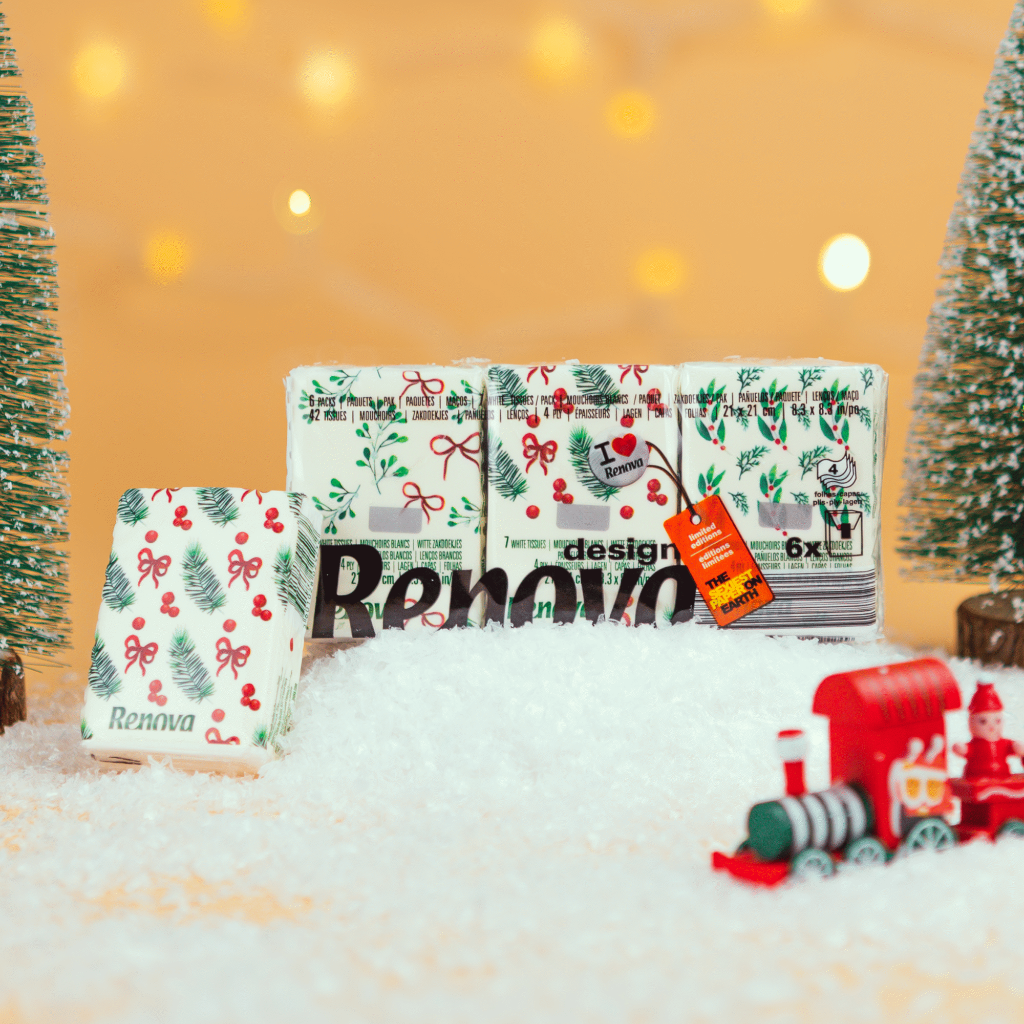 Lenços de Bolso Design Sazonais