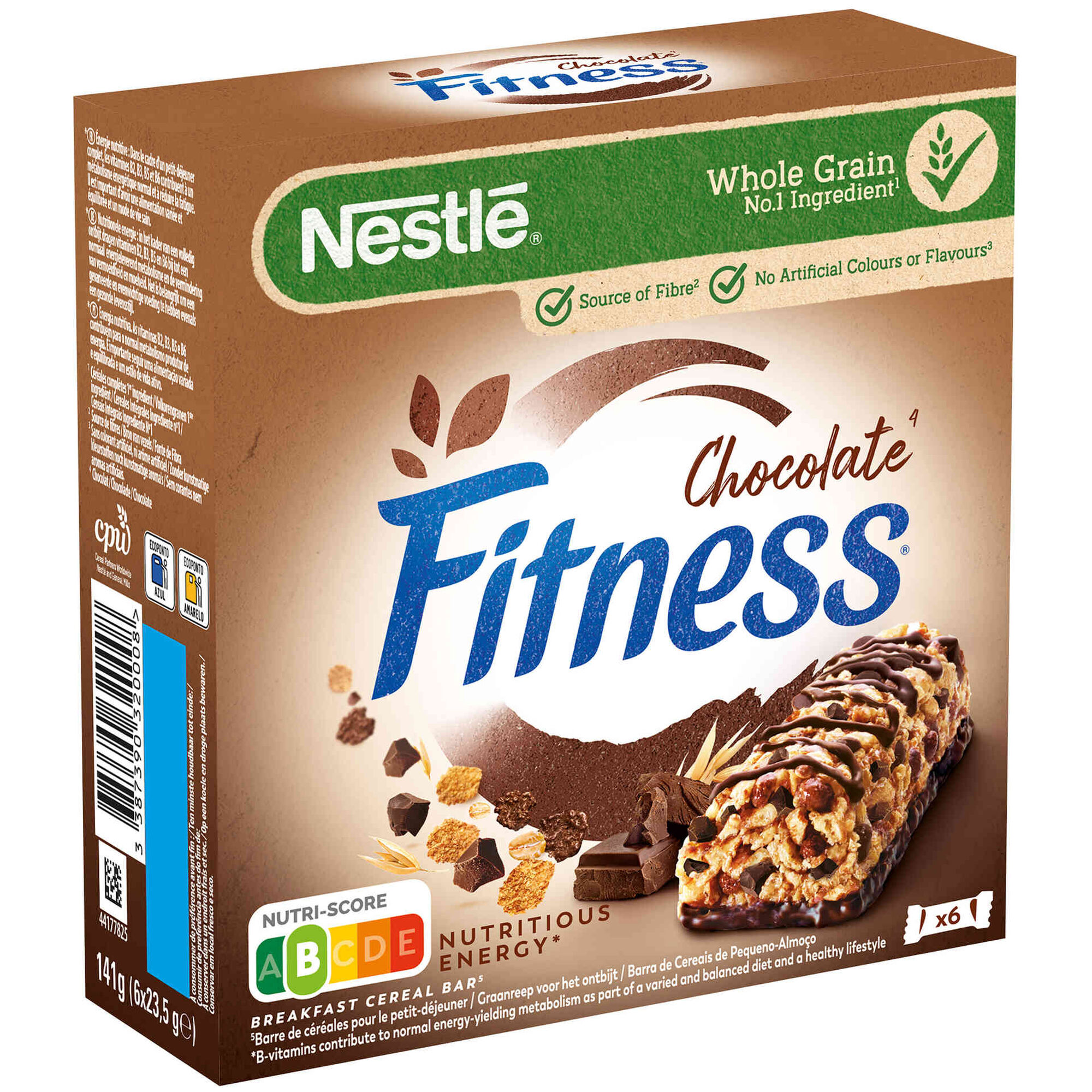 Barras de Cereais Chocolate Fitness Barras de Cereais Chocolate Fitness