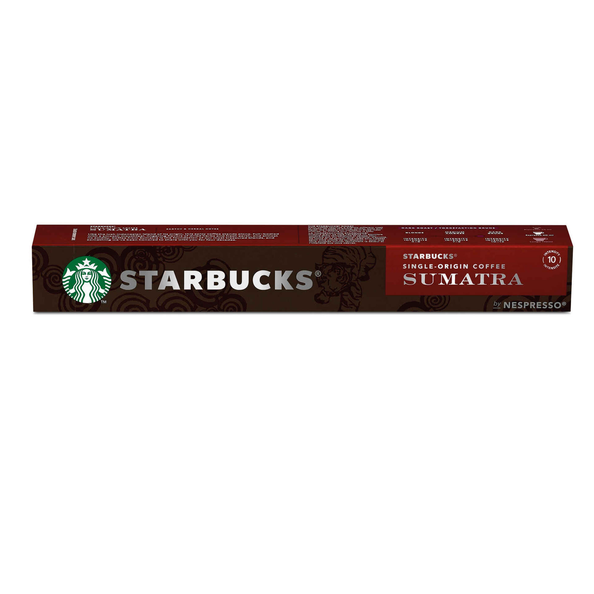 Cápsulas de Café Single-Origin Sumatra Compatível com Nespresso Int 10 Cápsulas de Café Single-Origin Sumatra Compatível com Nespresso Int 10