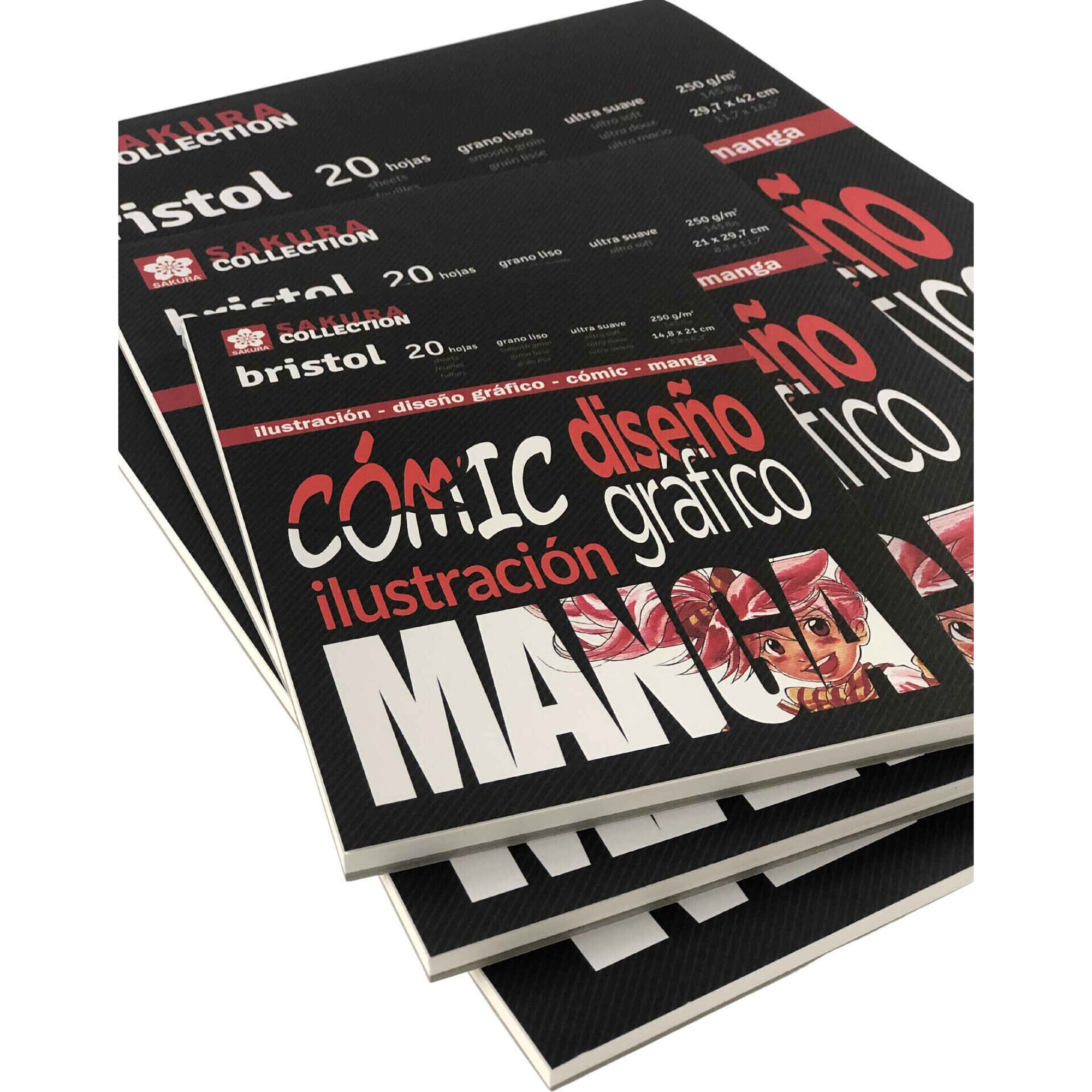 Bloco de Papel para Ilustra&ccedil;&atilde;o Manga Sakura