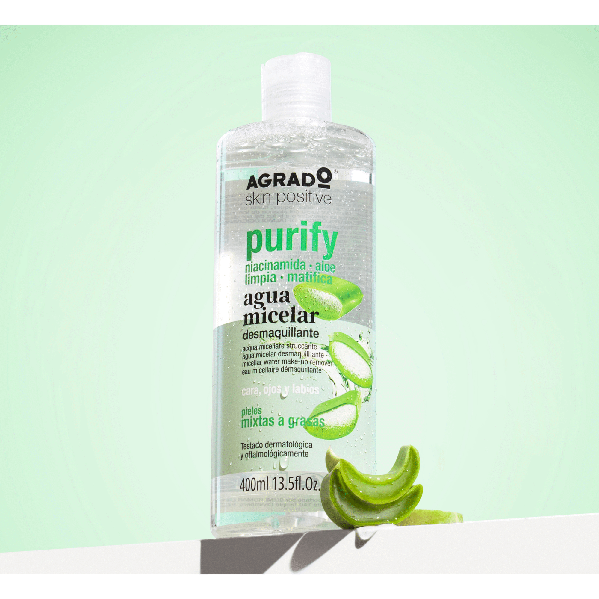 &Aacute;gua Micelar Purify Agrado
