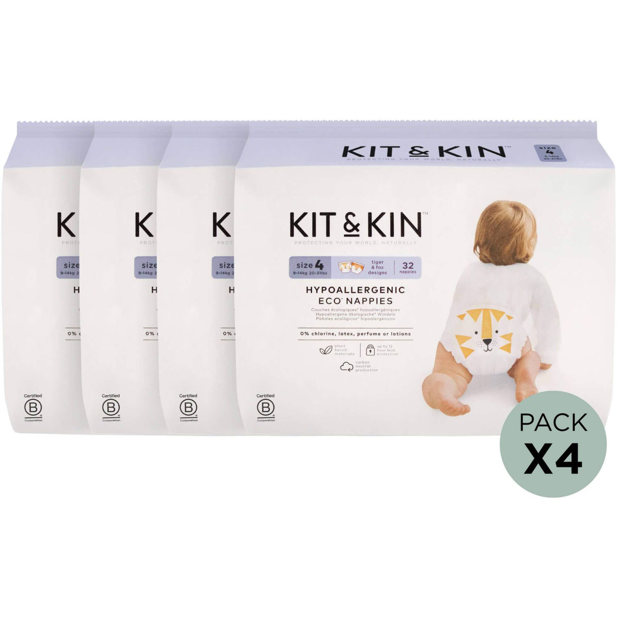 Fraldas Ecol&oacute;gicas 9-14kg T4 Kit&Kin