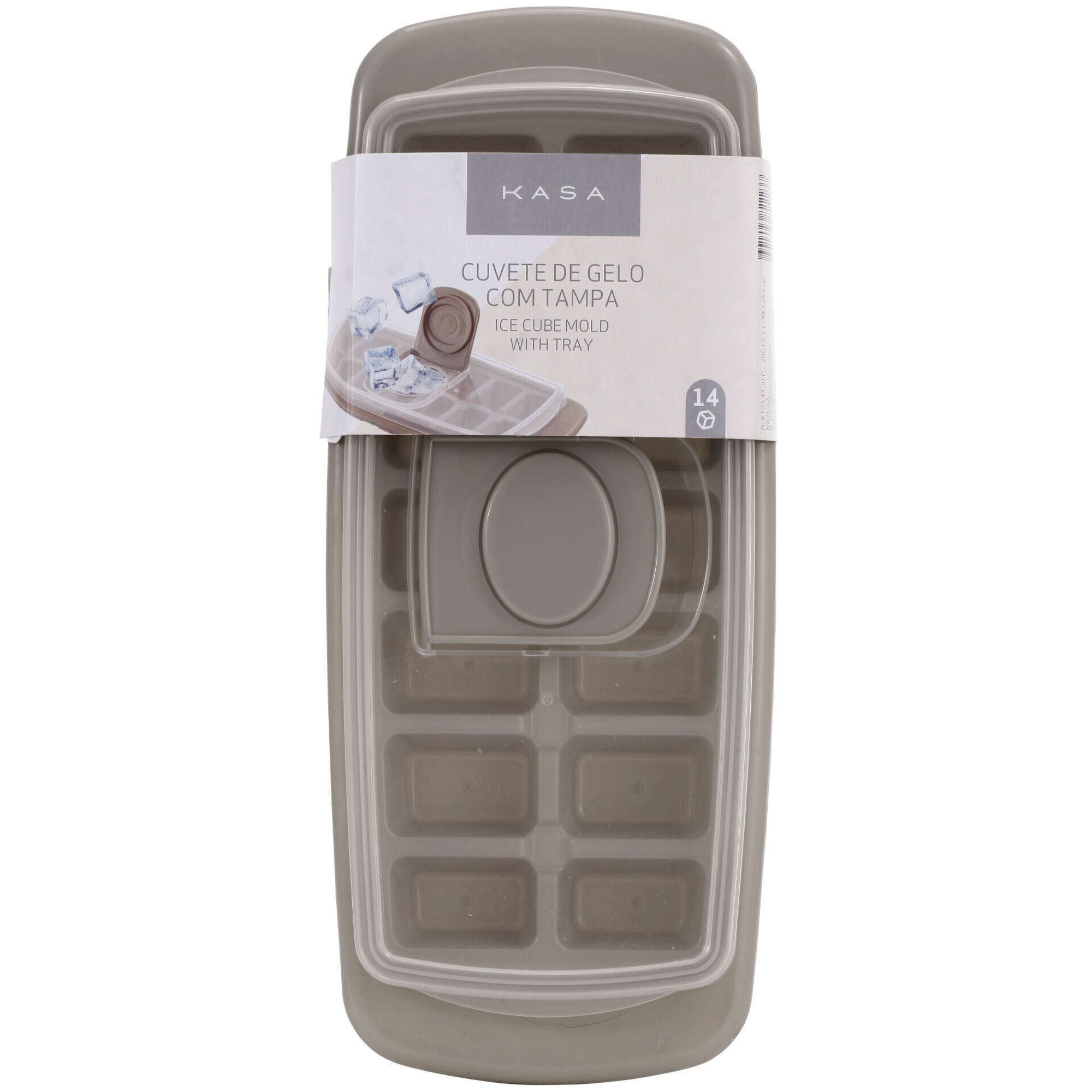 Cuvete de Gelo com Tampa Kasa