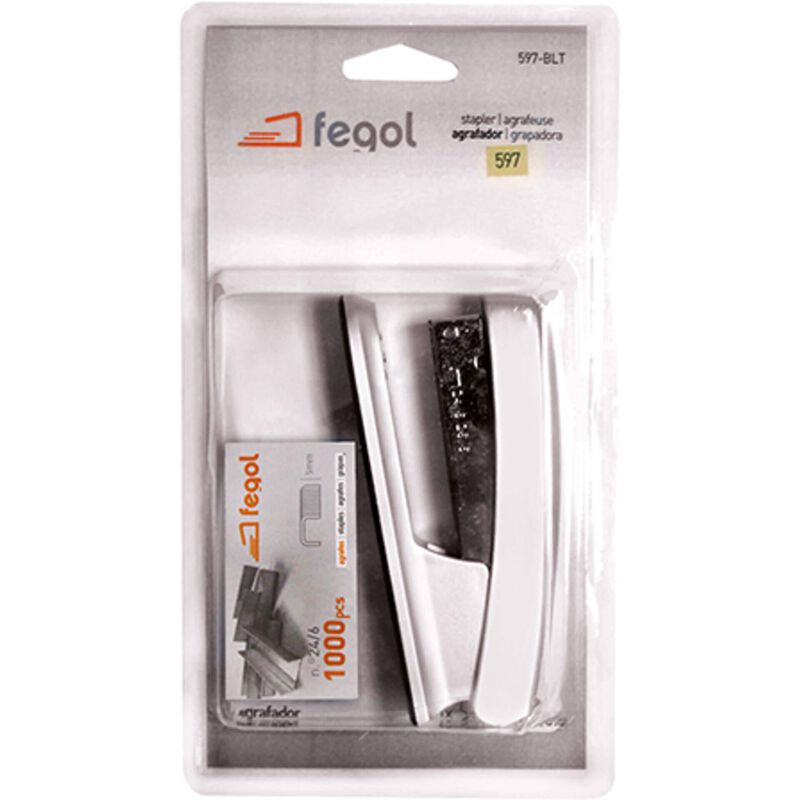 Agrafador 24/7 20 Folhas e Agrafos Fegol