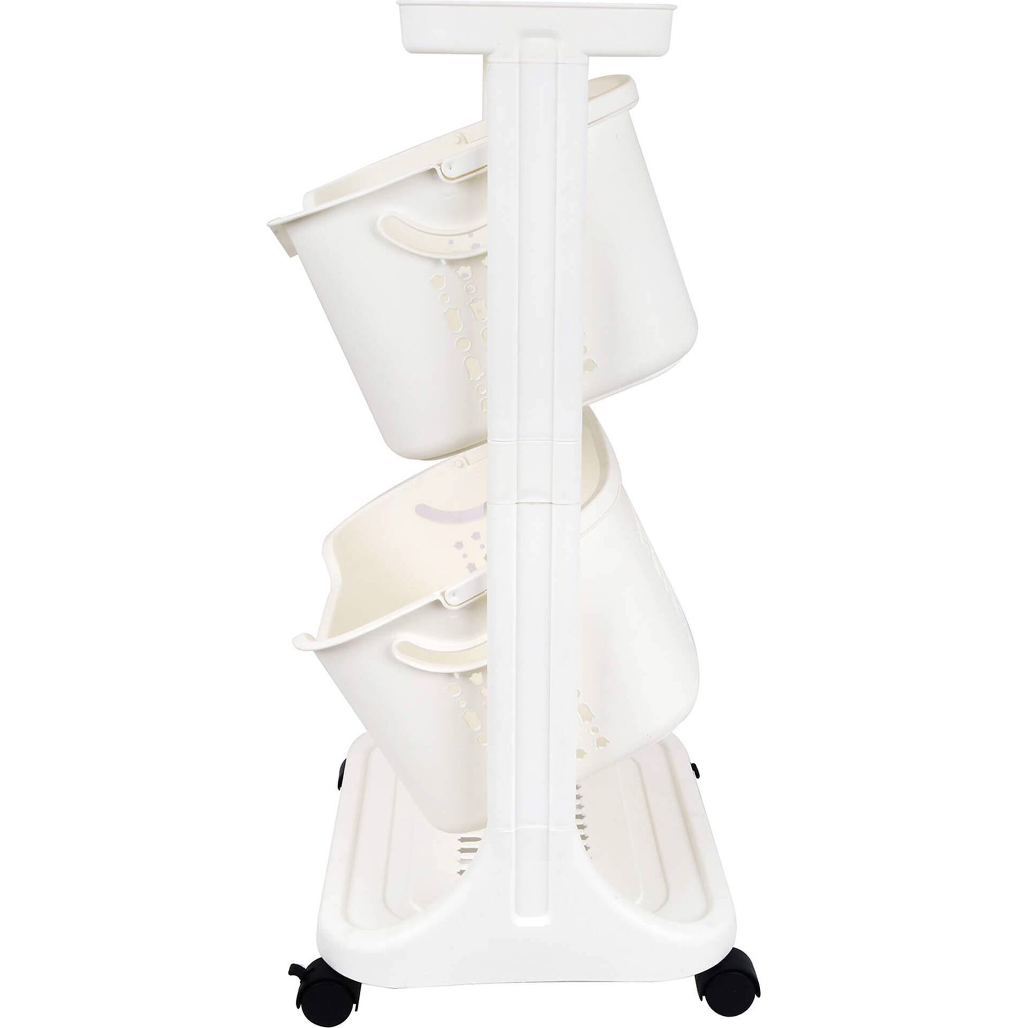 Carrinho de Arruma&ccedil;&atilde;o 2 N&iacute;veis Bazar&atilde;o