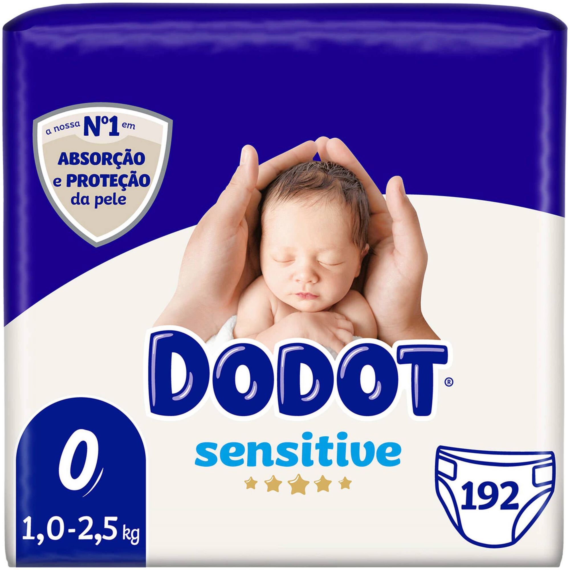 Box Fraldas Sensitive XXL < 3kg T0