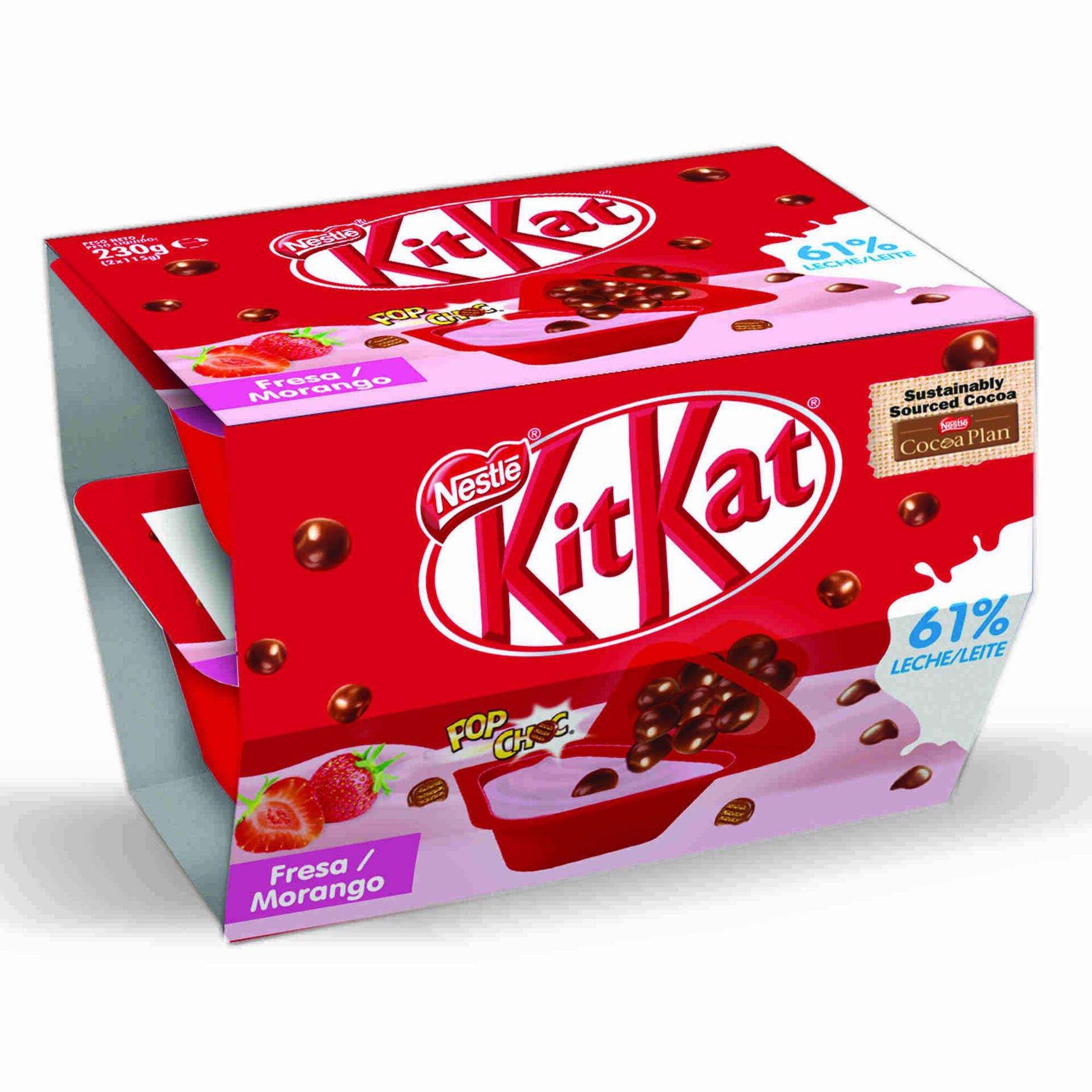 Iogurte Mix-In Morango Kit Kat Iogurte Mix-In Morango Kit Kat