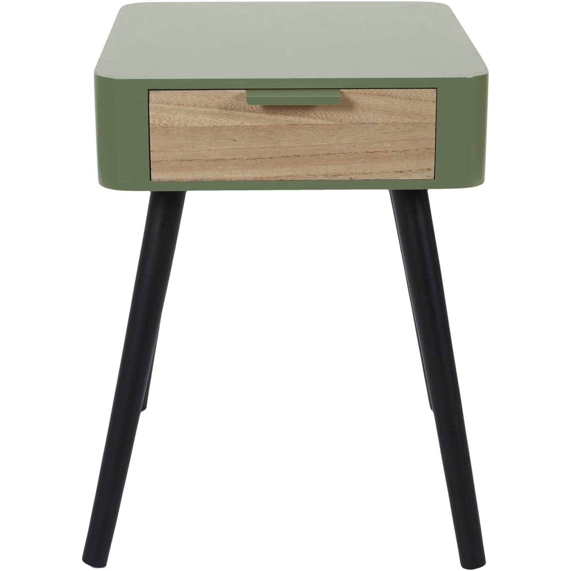 Mesa Cabeceira Verde Caqui