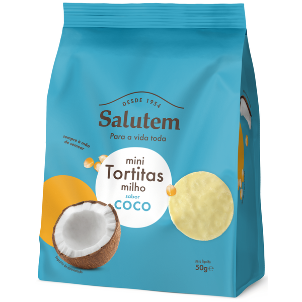 Tortitas de Milho Mini Coco Salutem