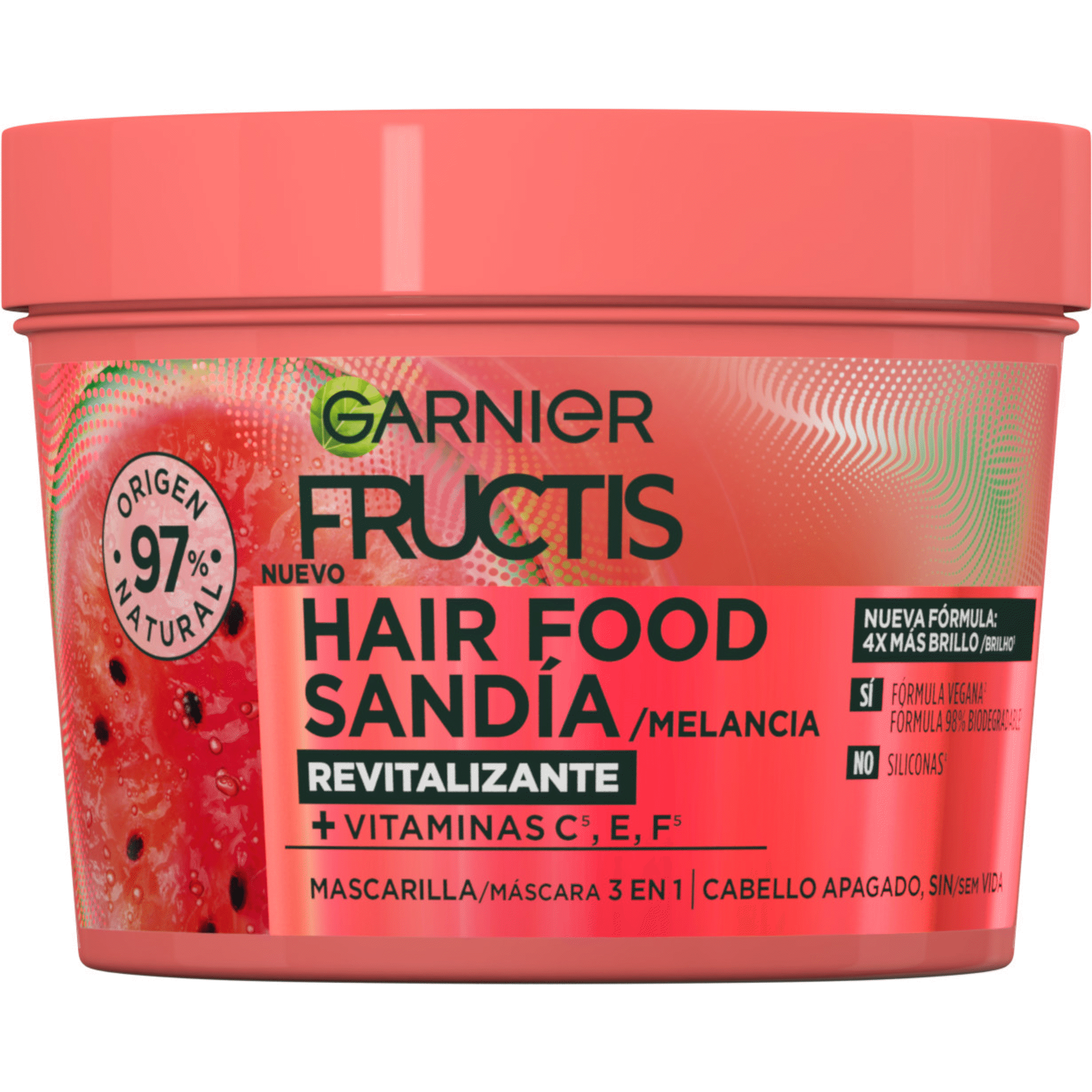 M&aacute;scara Cabelo Hair Food Melancia Garnier Fructis