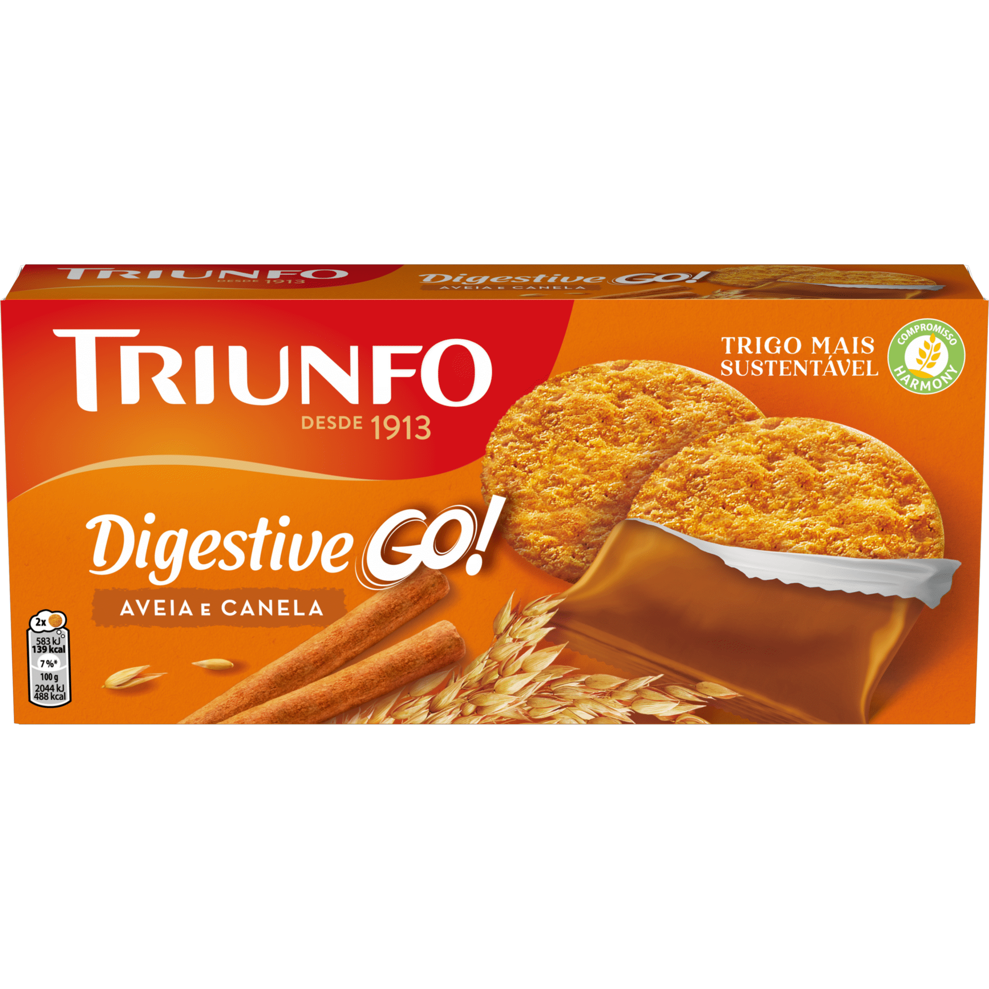 Bolachas Digestivas de Canela Triunfo