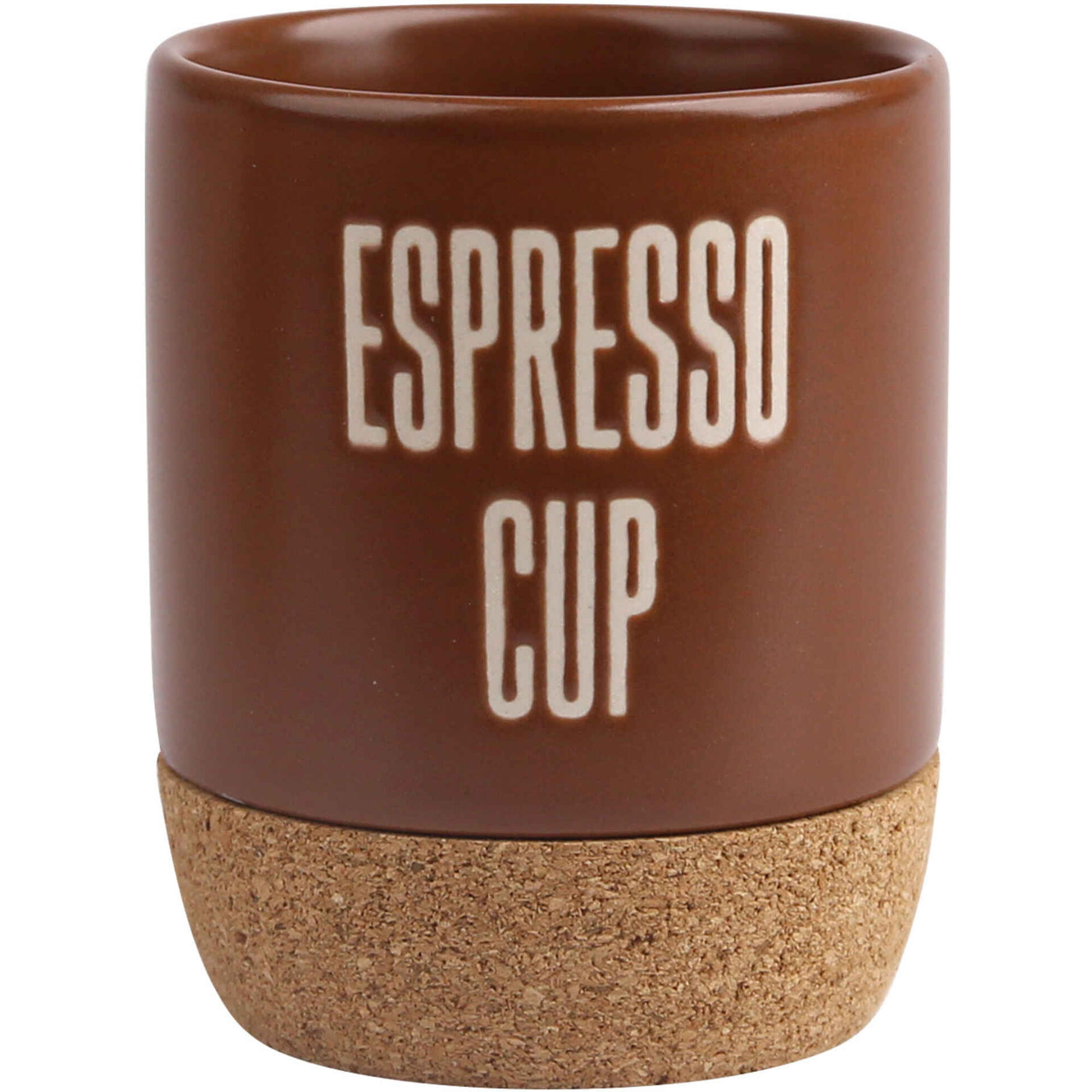 Copo Caf&eacute; Corti&ccedil;a 100ml Castanho Kasa