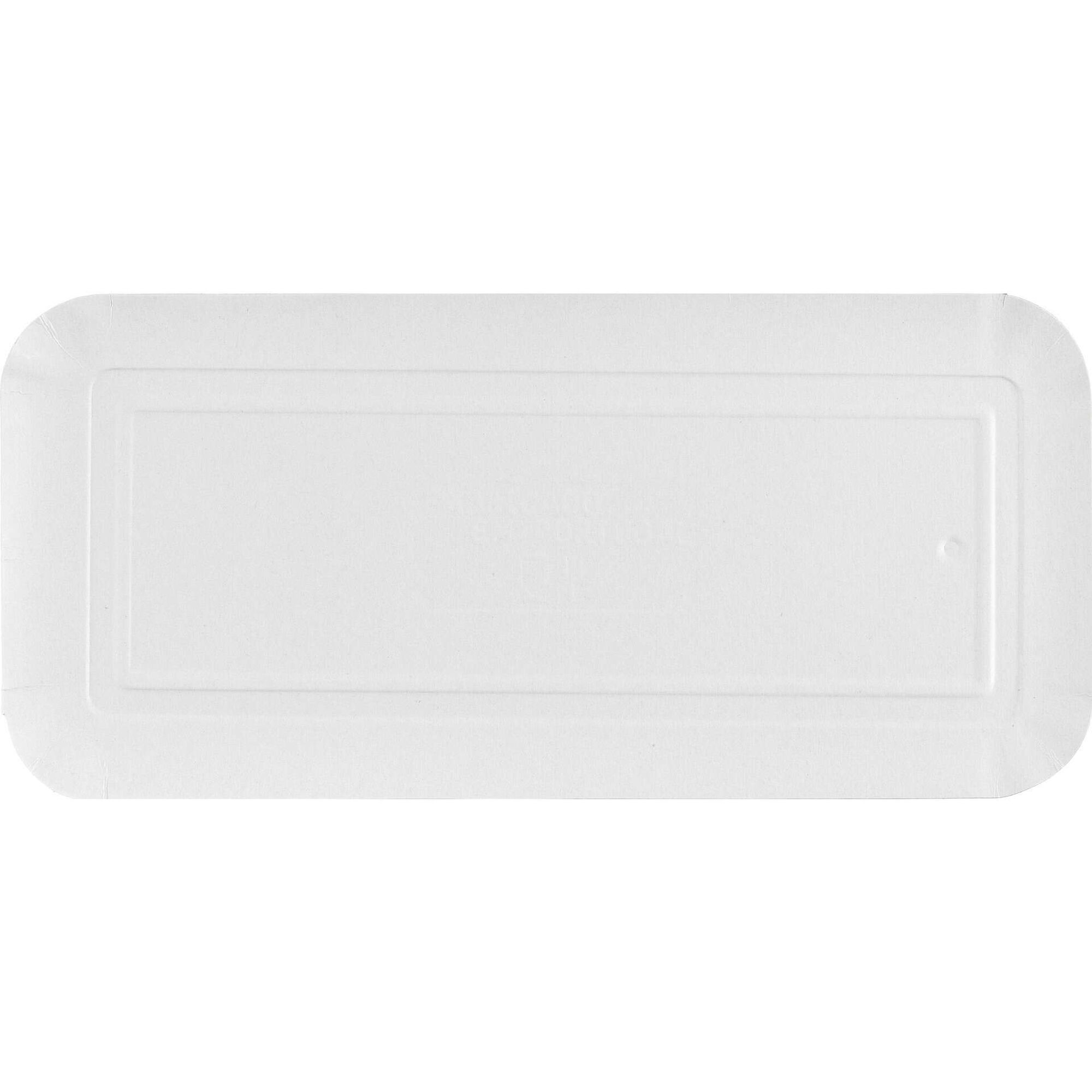 Travessas Bolos 17x35cm com Naperon Brancas