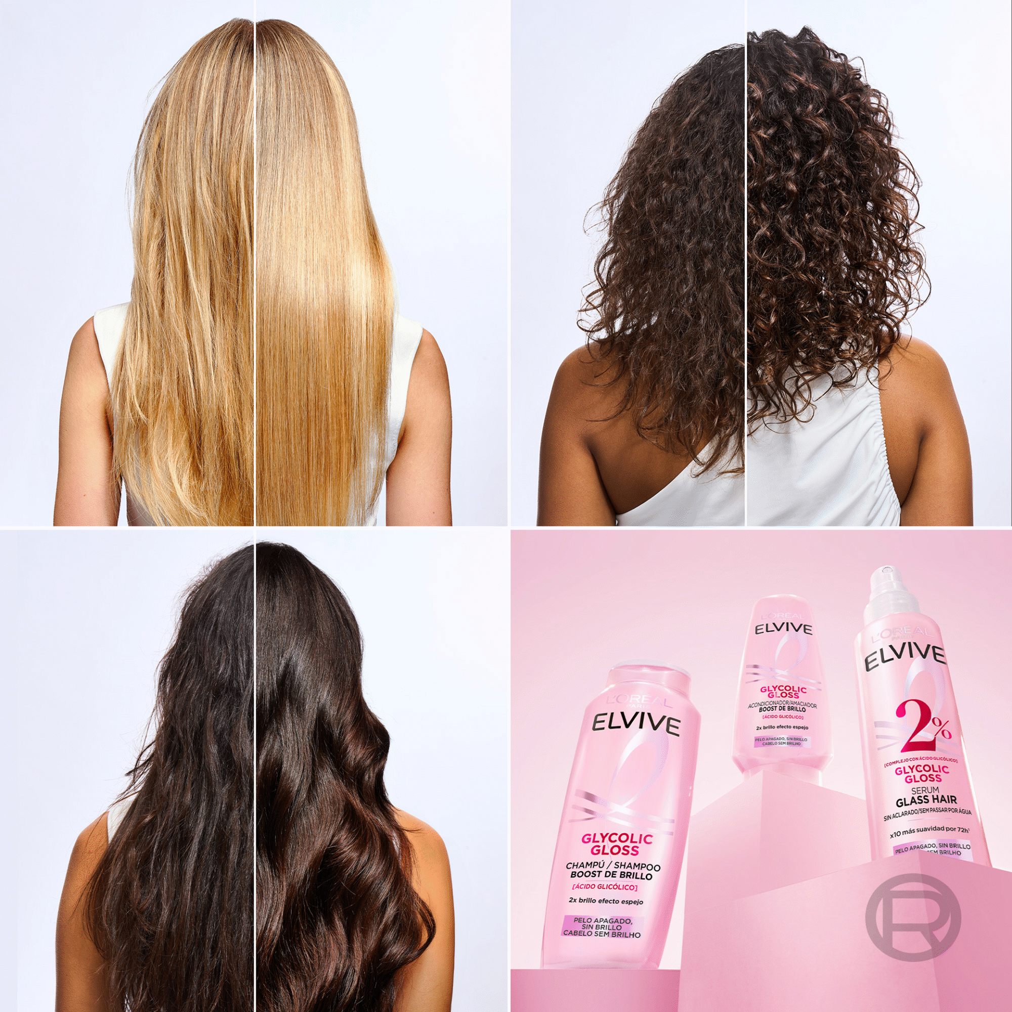 Sérum Cabelo Elvive Glycolic Gloss Brilho