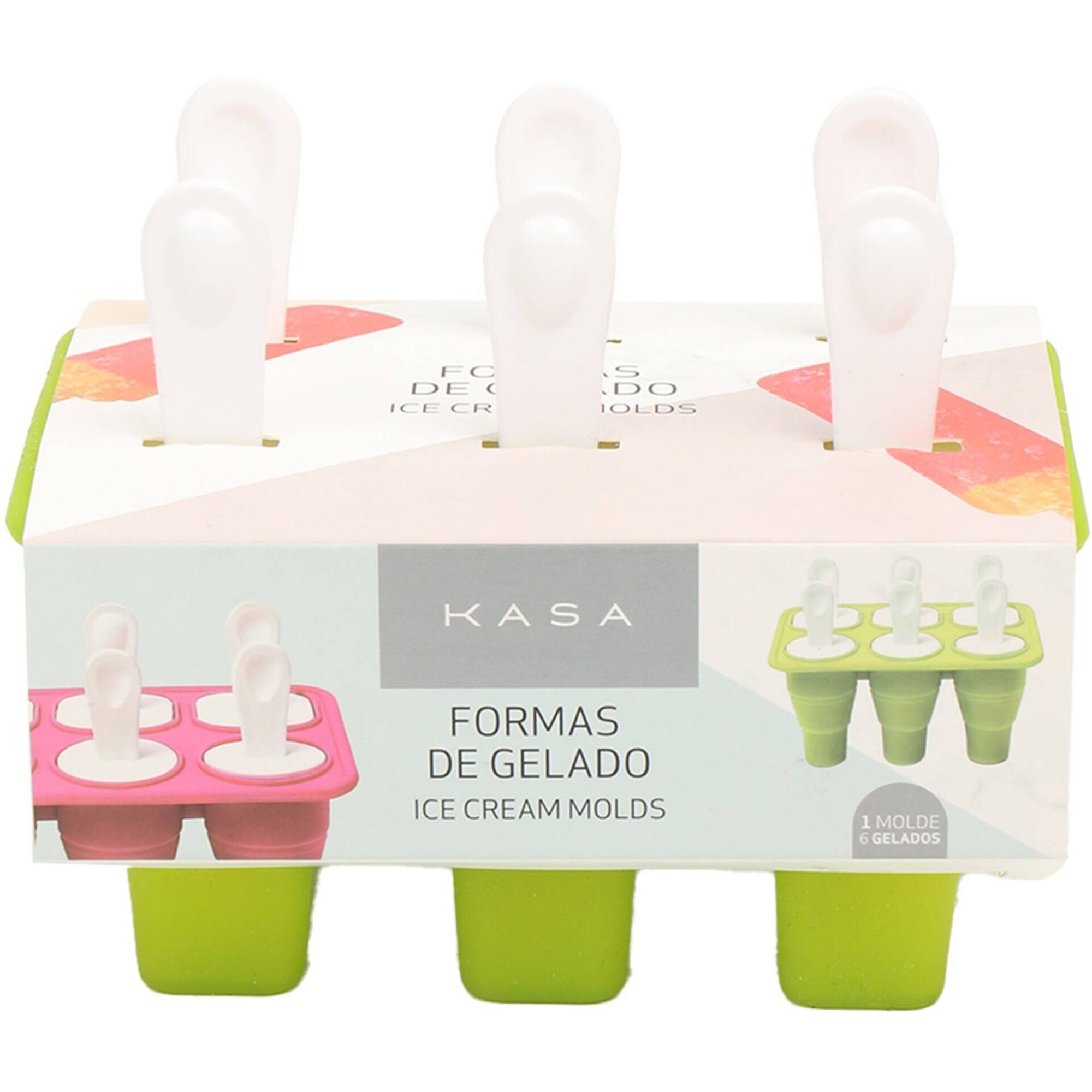 Forma para 6 Gelados Kasa