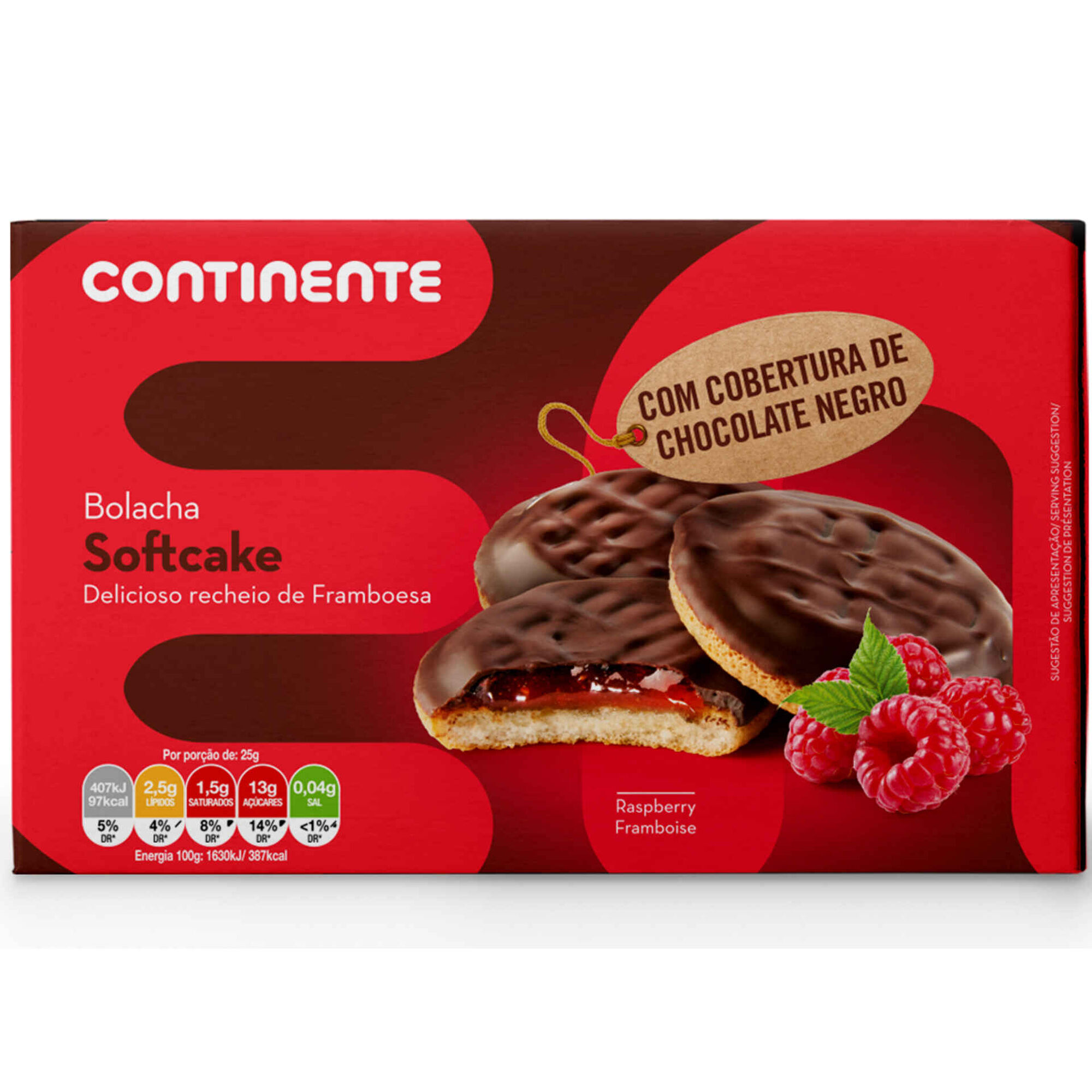 Bolachas Soft Cake Framboesa