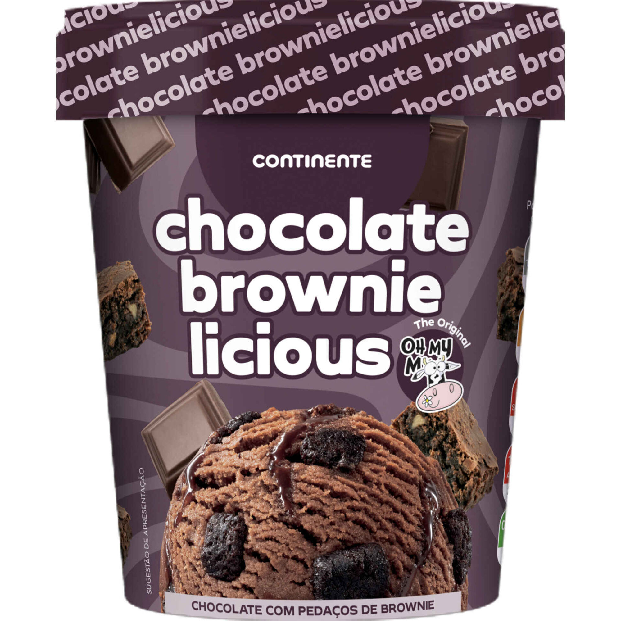 Gelado de Chocolate Brownielicious Continente