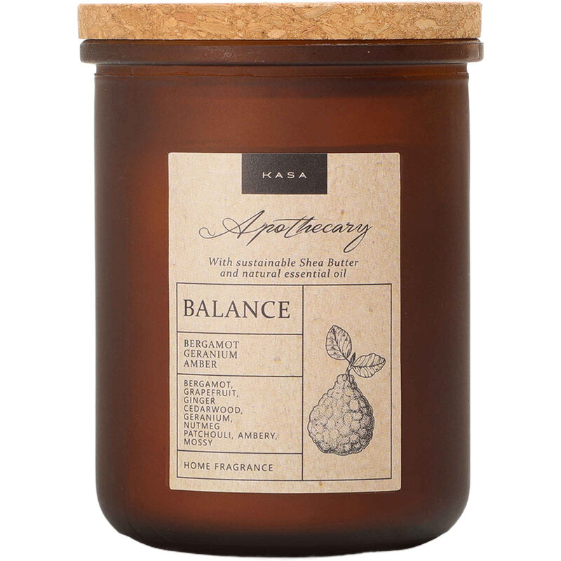 Vela em Copo com Tampa 220g Balance Kasa