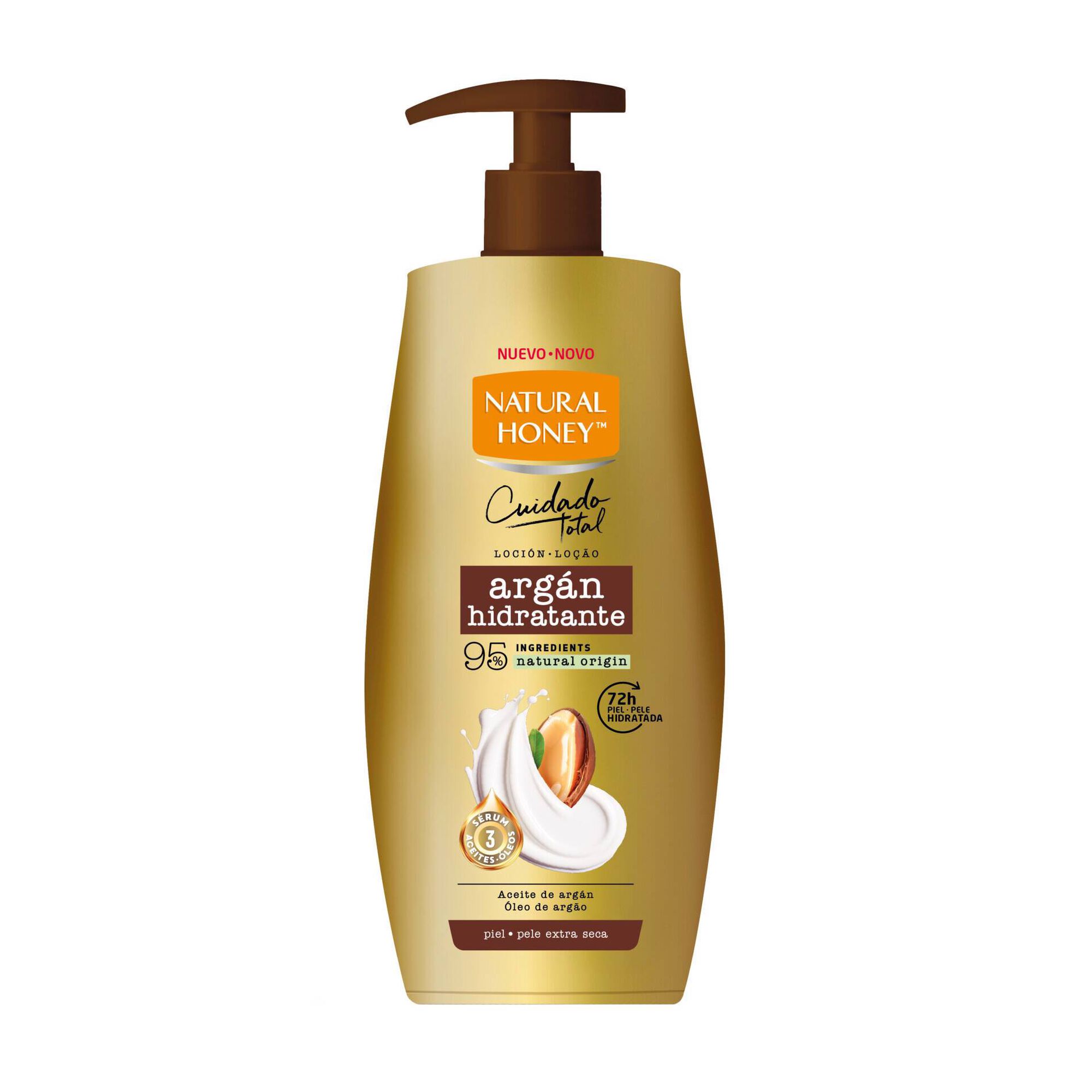 Lo&ccedil;&atilde;o Corpo Arg&atilde;o Natural Honey