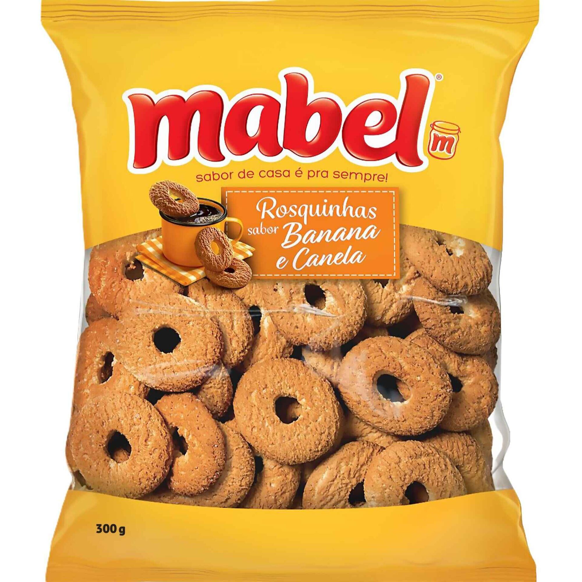 Biscoitos Roscas Banana e Canela Mabel