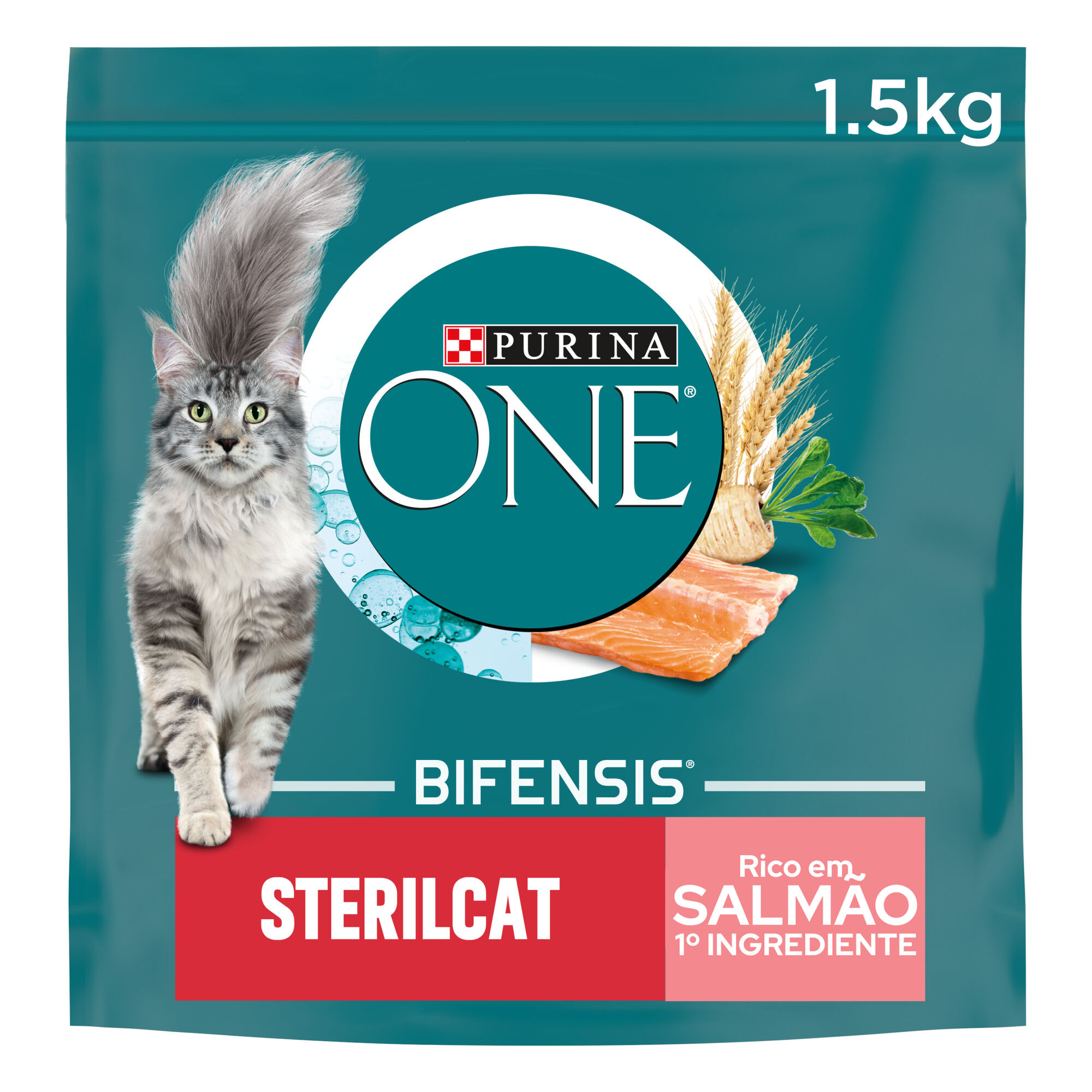 Ra&ccedil;&atilde;o para Gato Adulto Esterilizado Salm&atilde;o Purina One