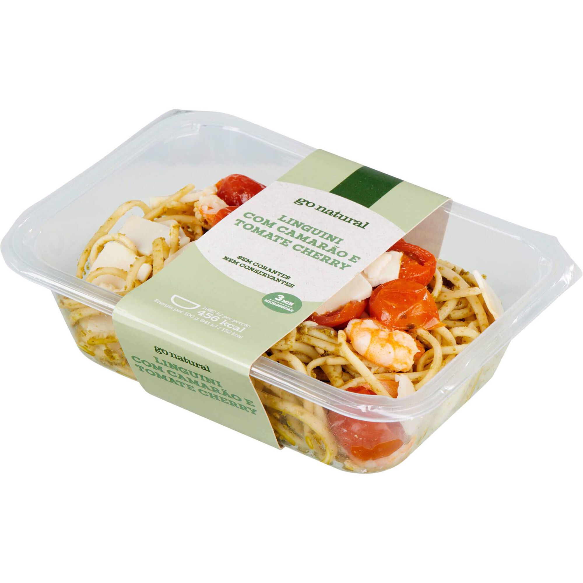 Linguini com Camar&atilde;o e Tomate Cherry