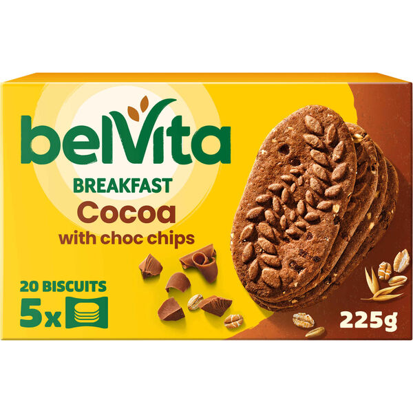 Bolachas de Chocolate e Cereais Belvita