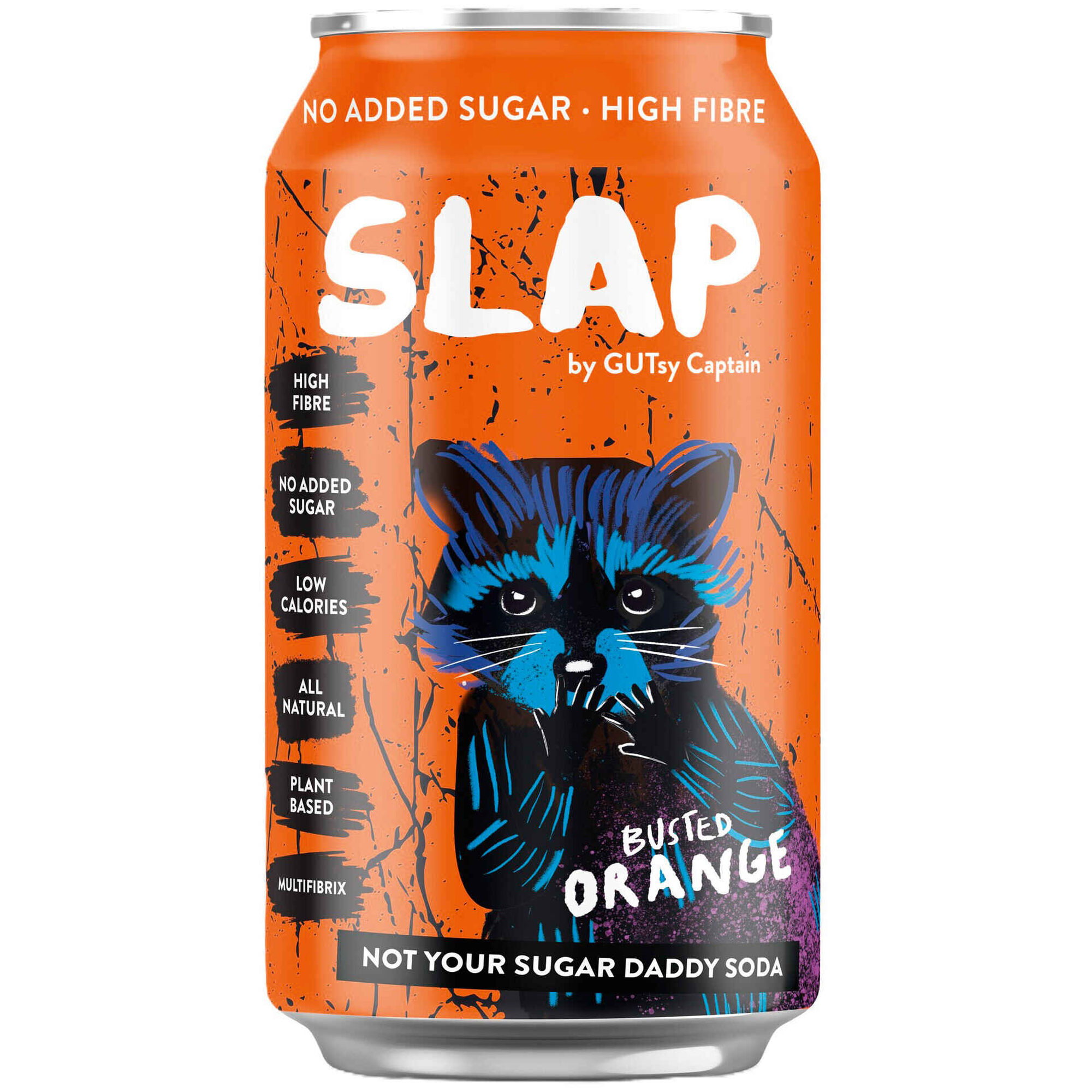 Refrigerante com G&aacute;s em Lata Slap Busted Orange The Gutsy Captain