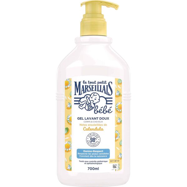 Gel de Banho Bebé Corpo e Cabelo Calêndula Le Petit Marseillais