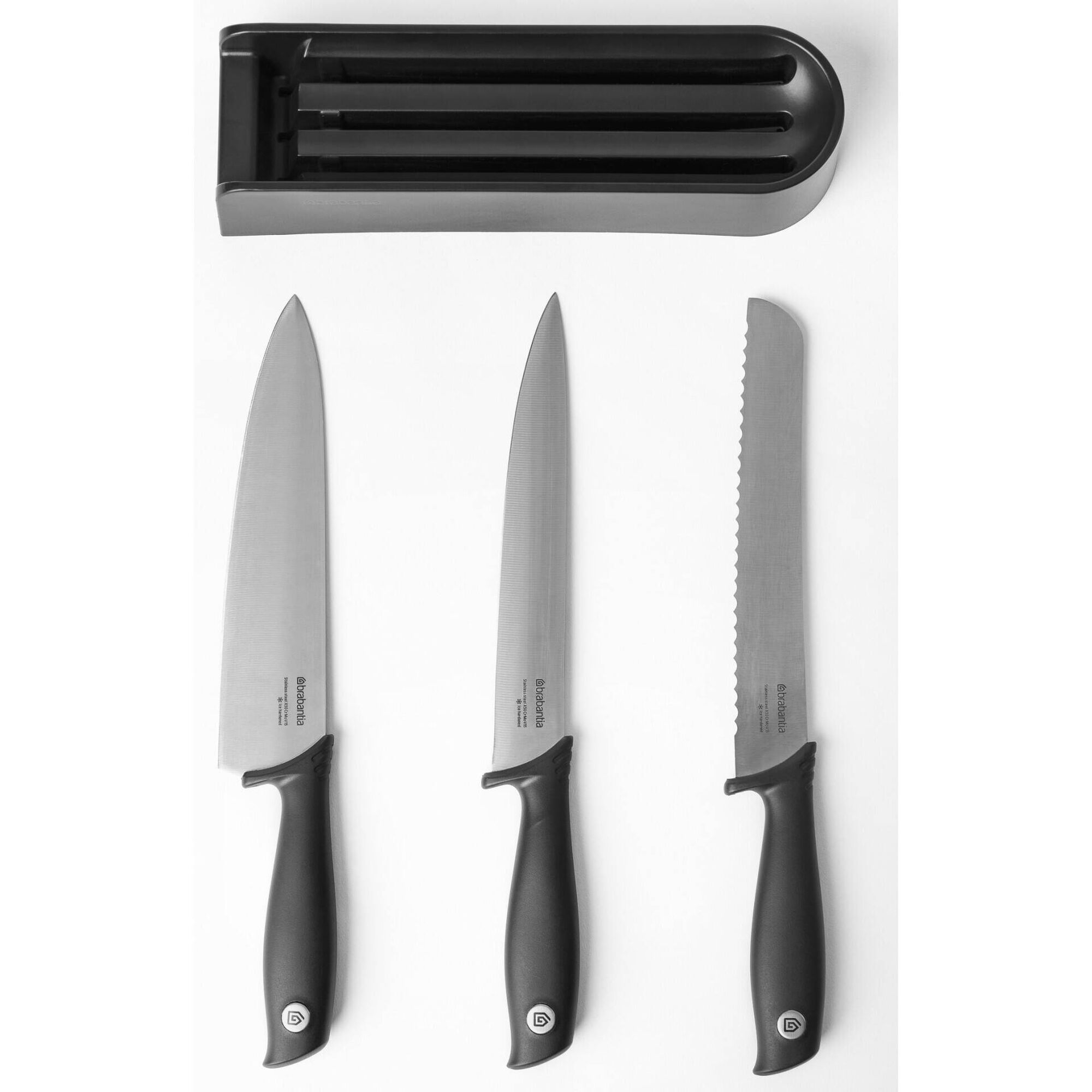 Suporte com 3 Facas para Gaveta Brabantia