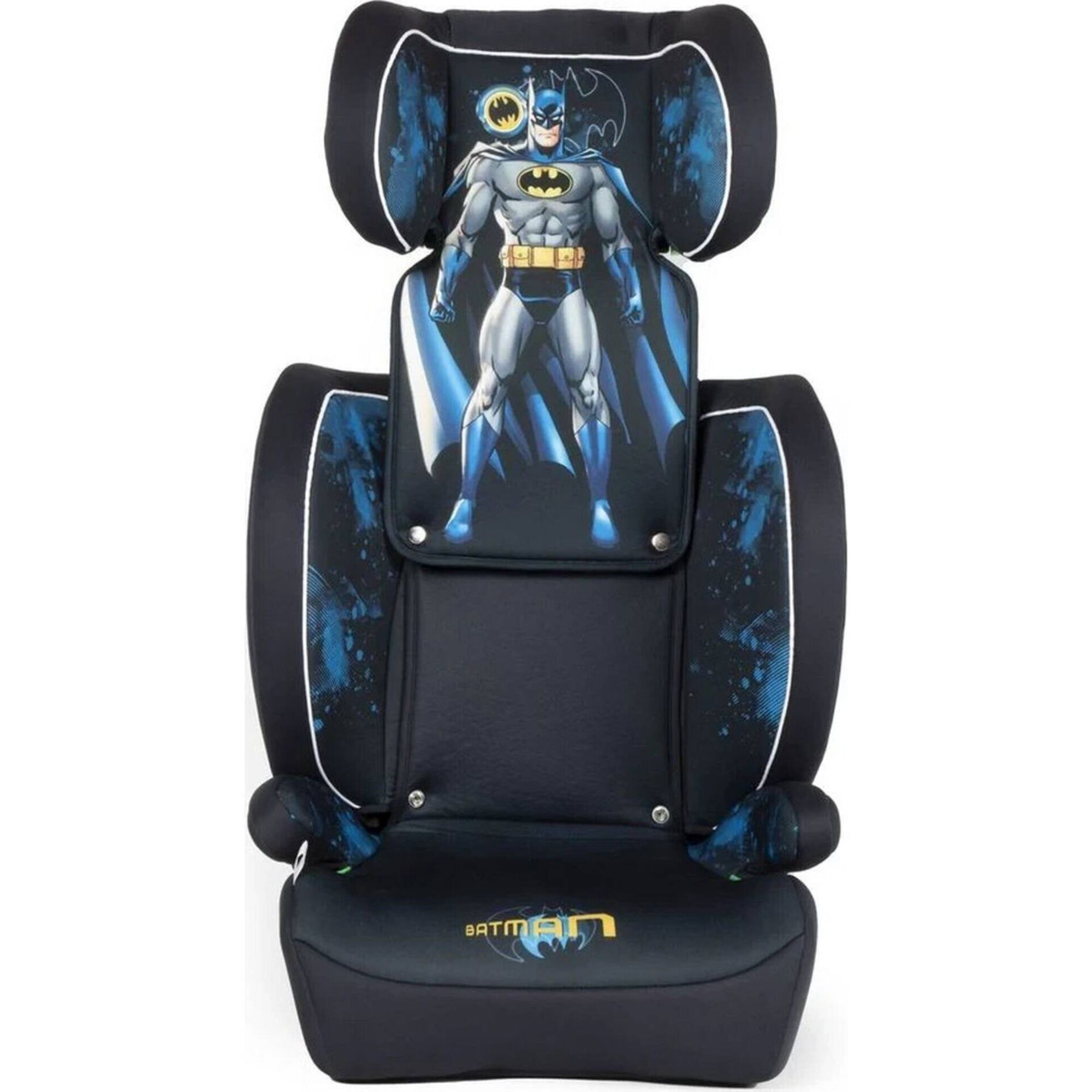 Cadeira Auto I-Size 100-150cm Preto e Azul Batman