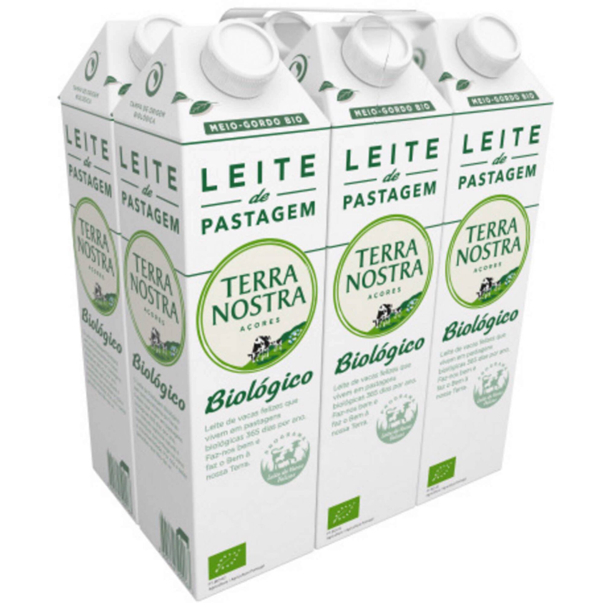 Leite Meio Gordo Pastagem Terra Nostra