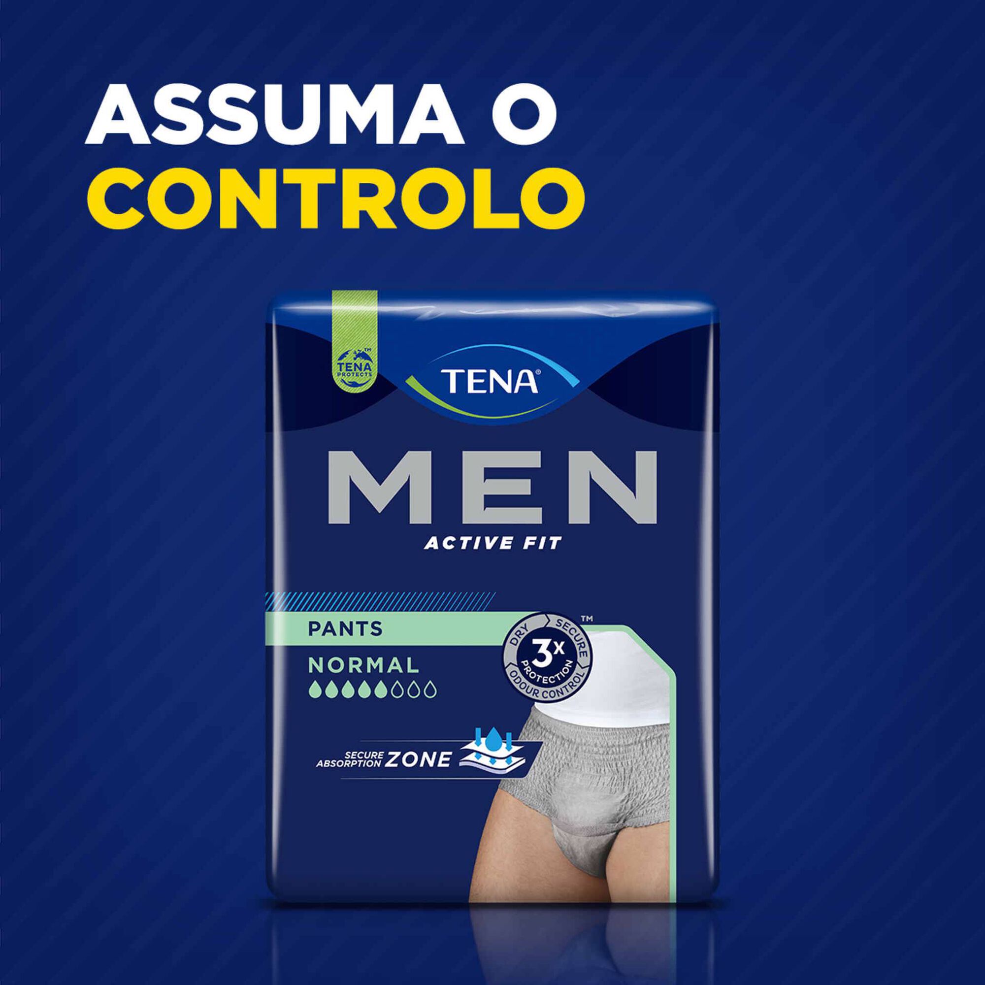 Cuecas Incontin&ecirc;ncia Normal Pants S/M Tena