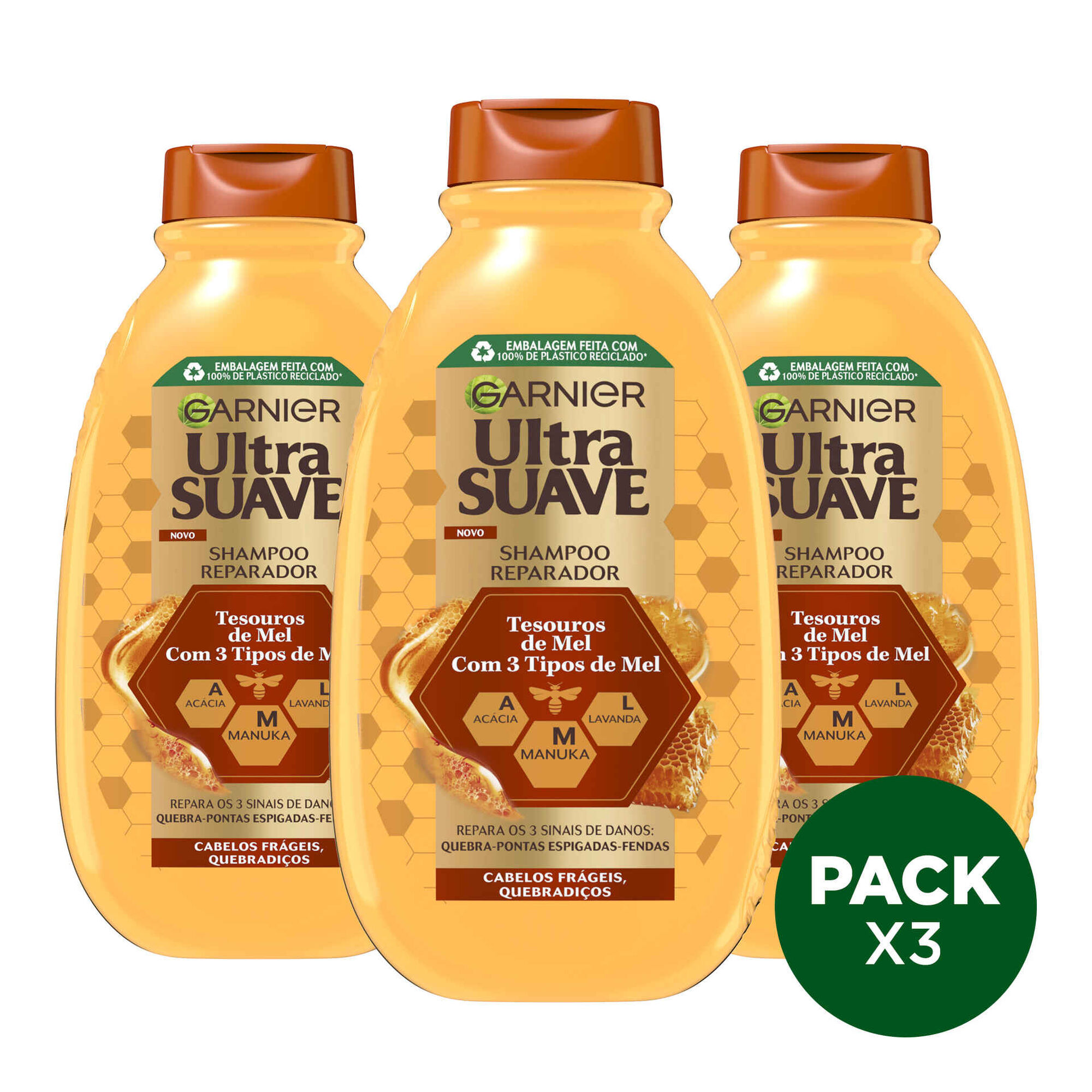 Champô Ultra Suave Tesouros de Mel