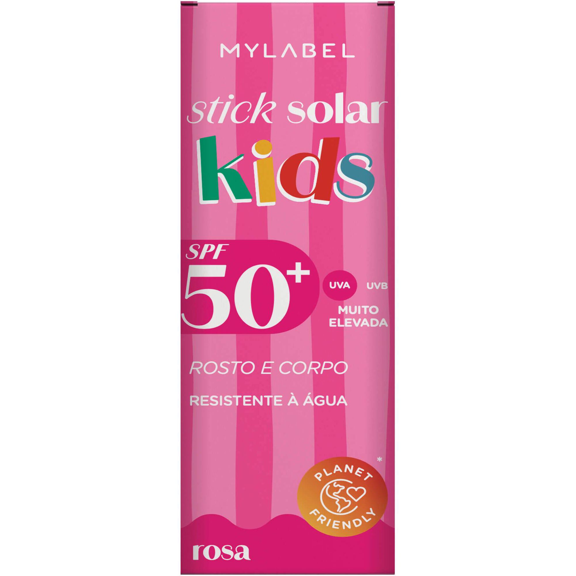 Protetor Solar Stick Rosa MyLabel