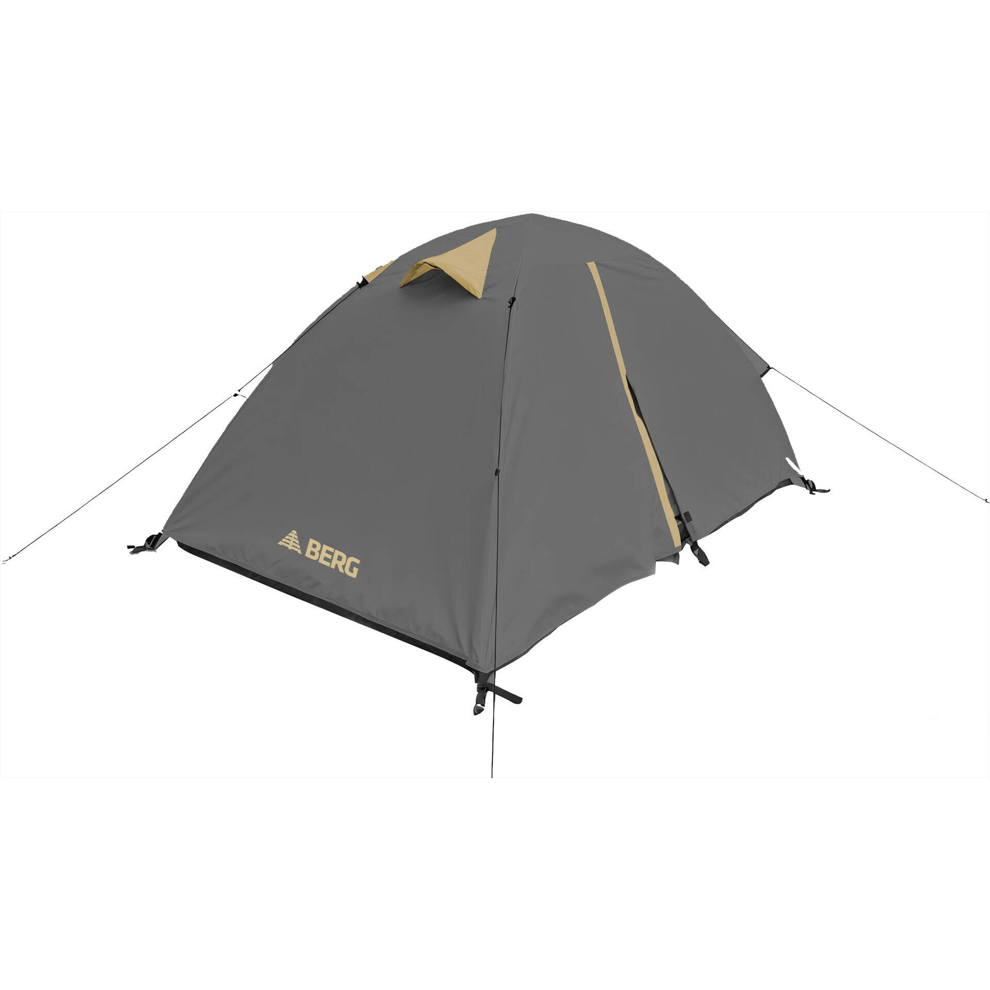 Tenda 2 Pessoas Cinza e Bege Berg