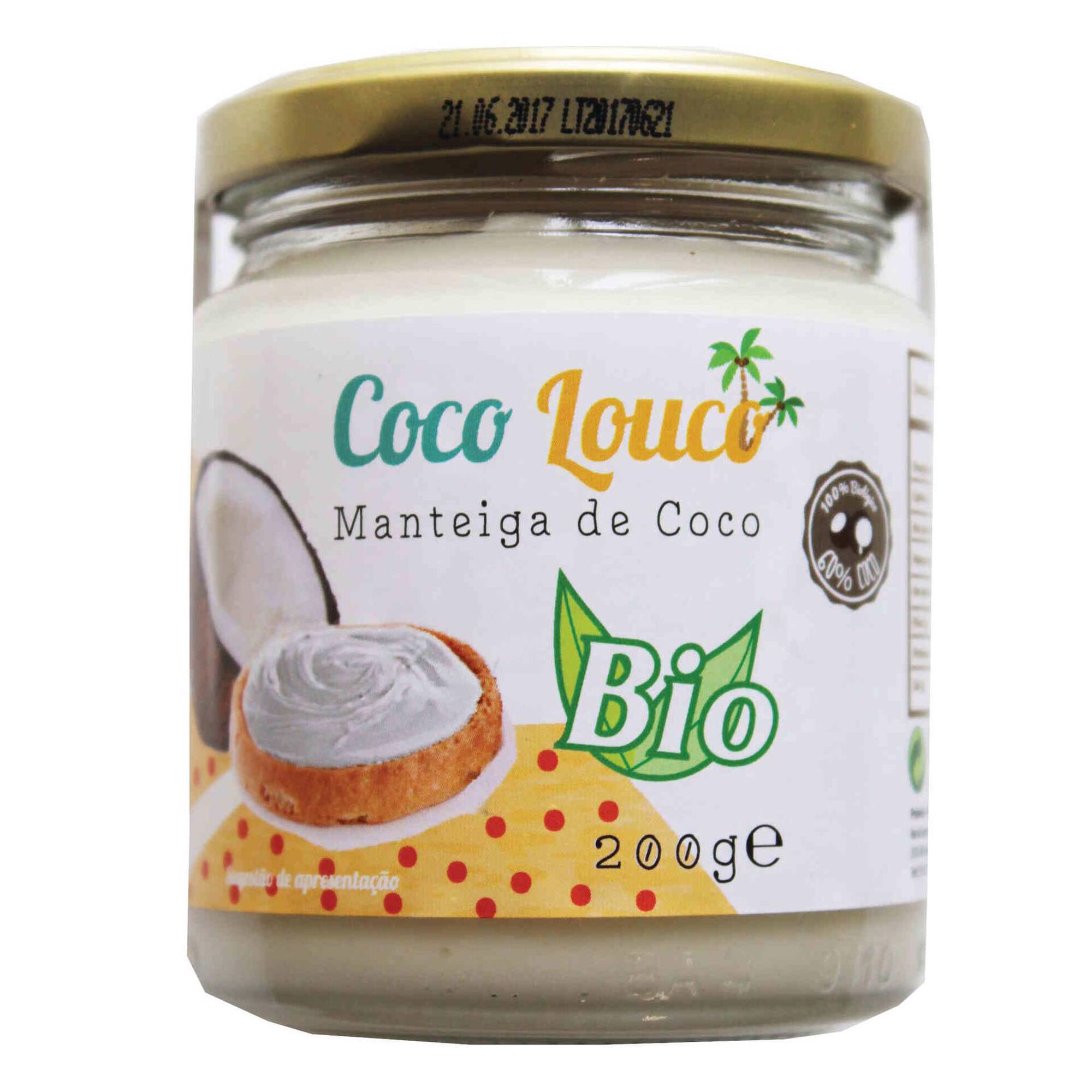 Manteiga de Coco sem Glúten