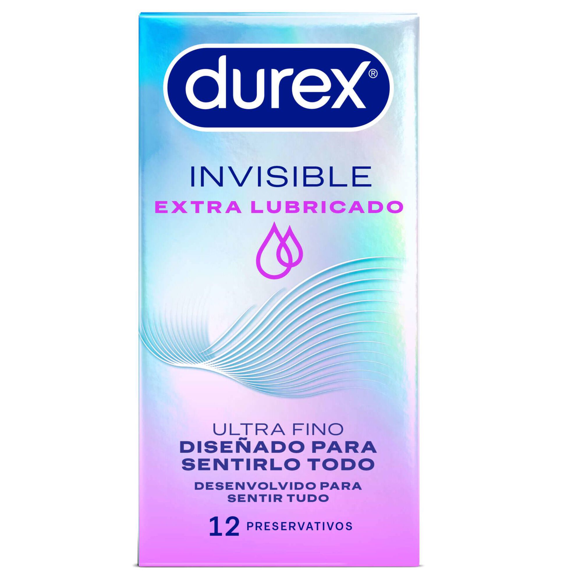 Preservativos Invisible Extra Lubrificado Durex