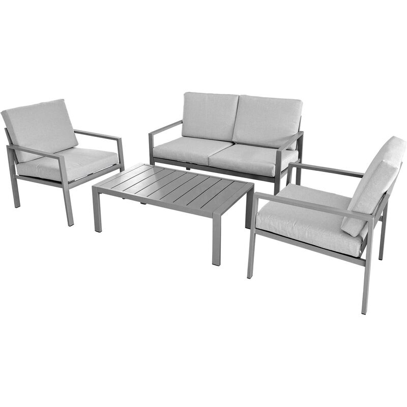Conjunto Estar Metal com Almofadas Bali Kasa