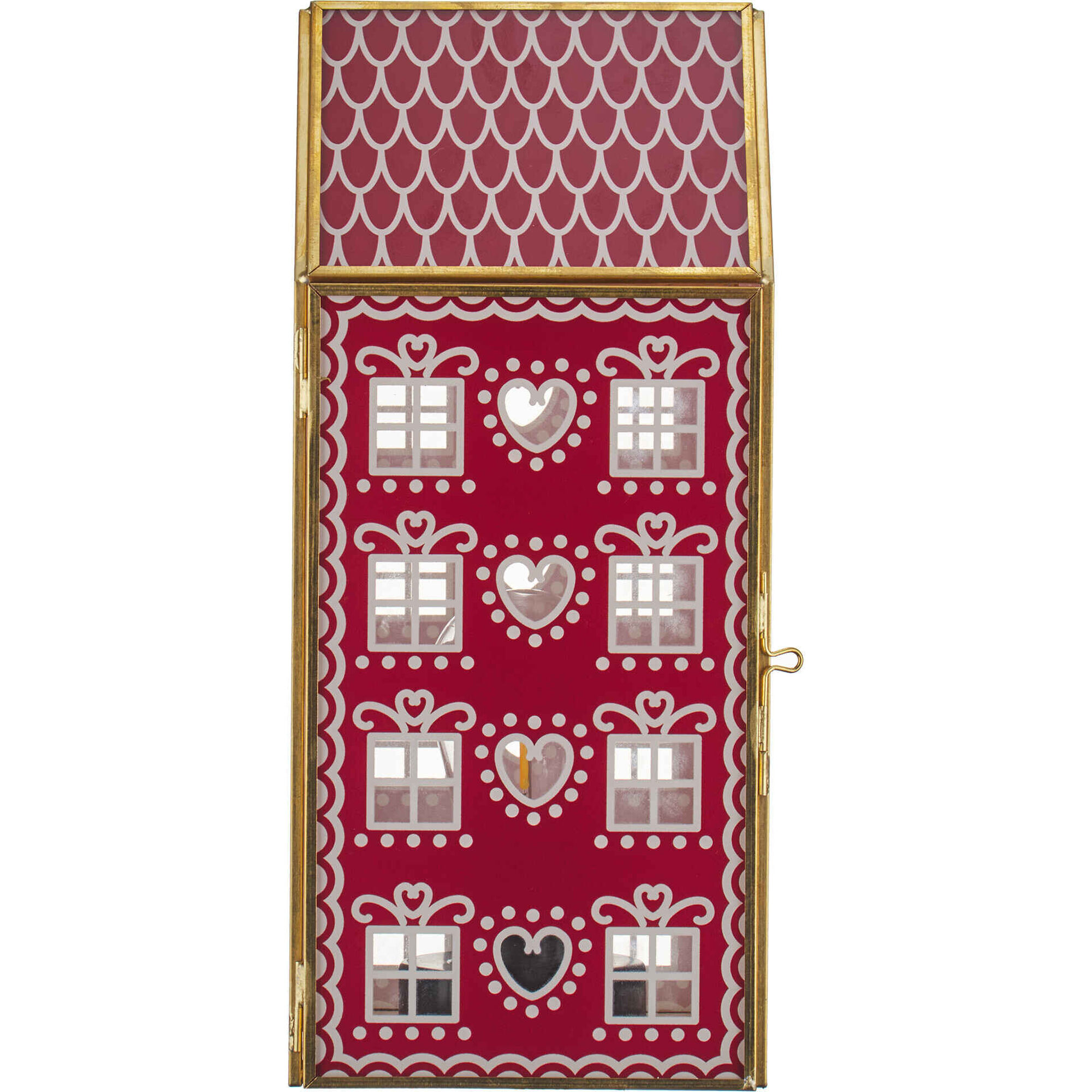 Casa Vidro 22cm com Luz Kasa