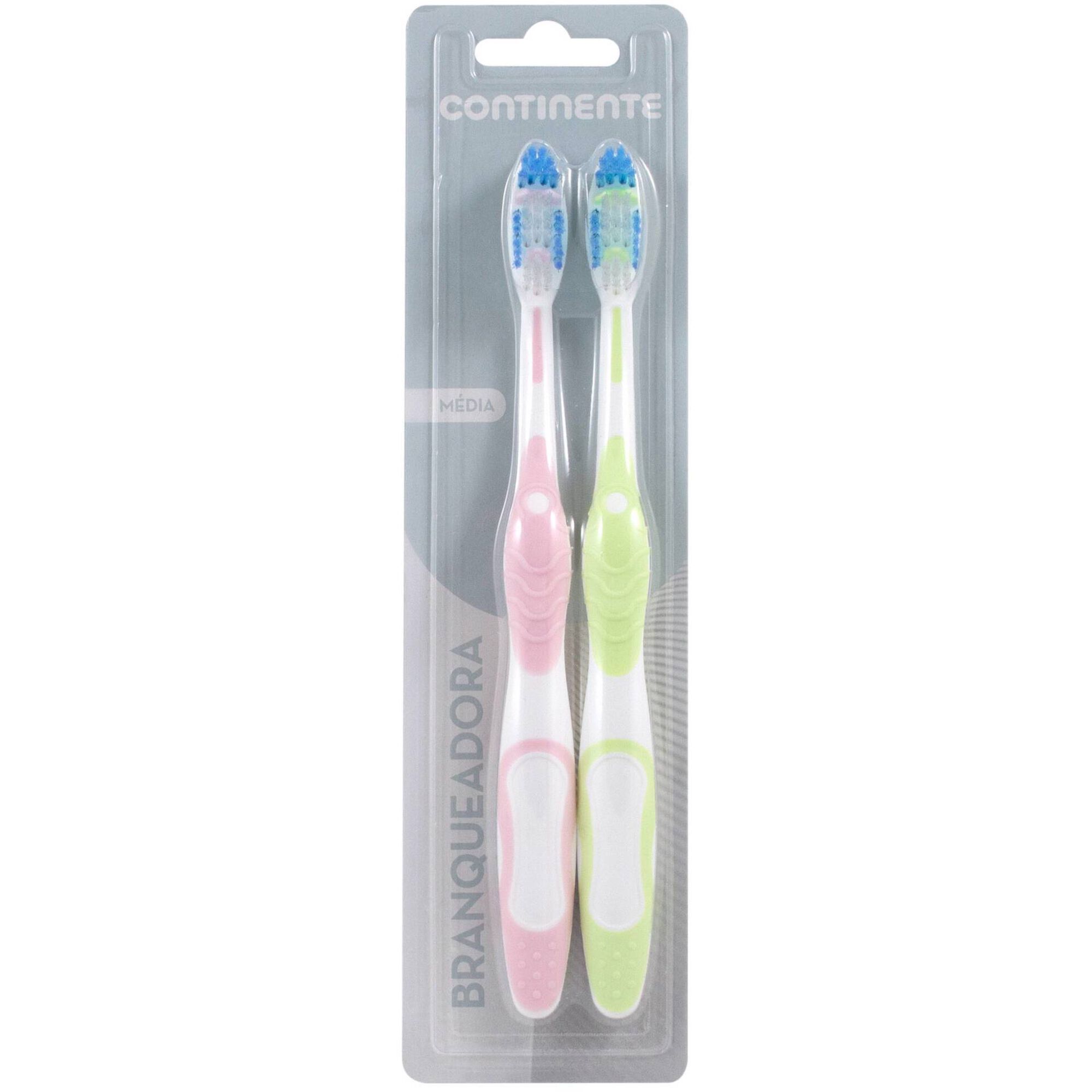Escova de Dentes Efeito Branqueador Média