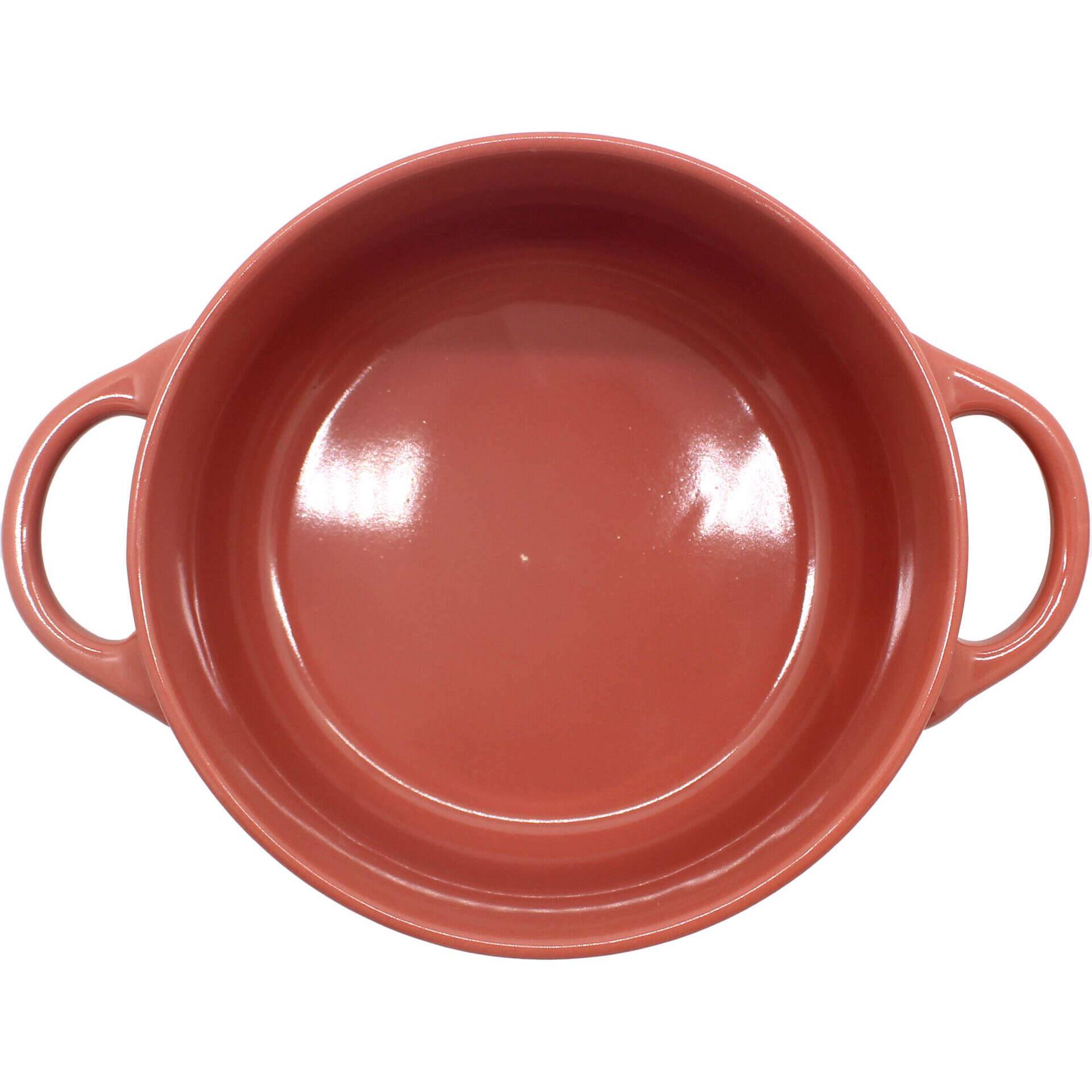 Mini Caçarola para Forno Grés 700ml Terracota